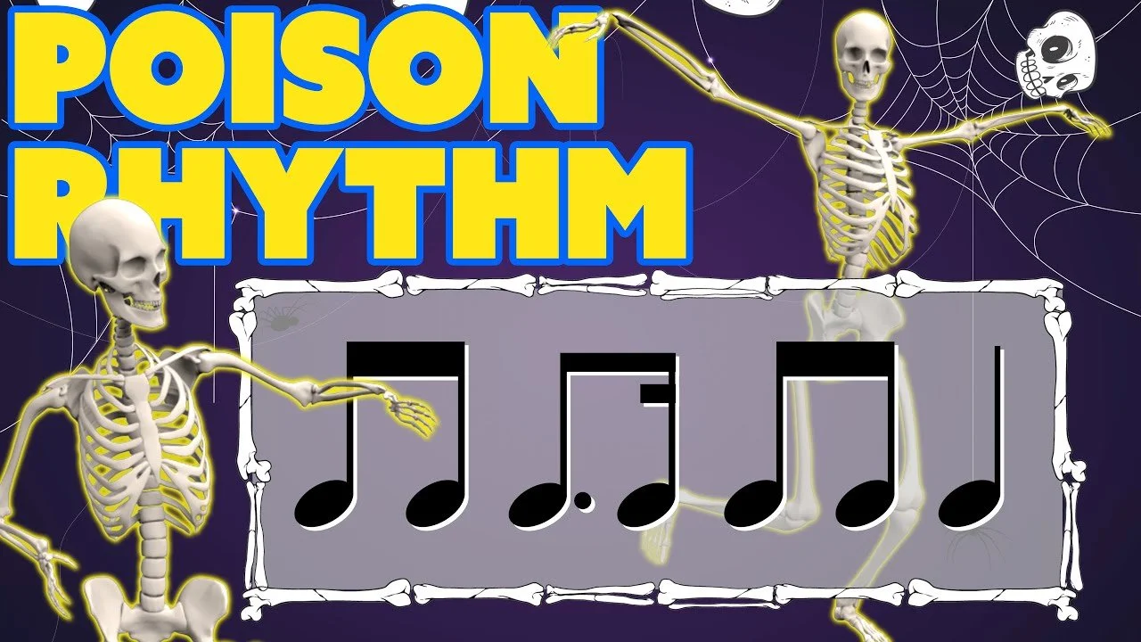 Dancing Skeletons Halloween Poison Rhythm -  tim-ka