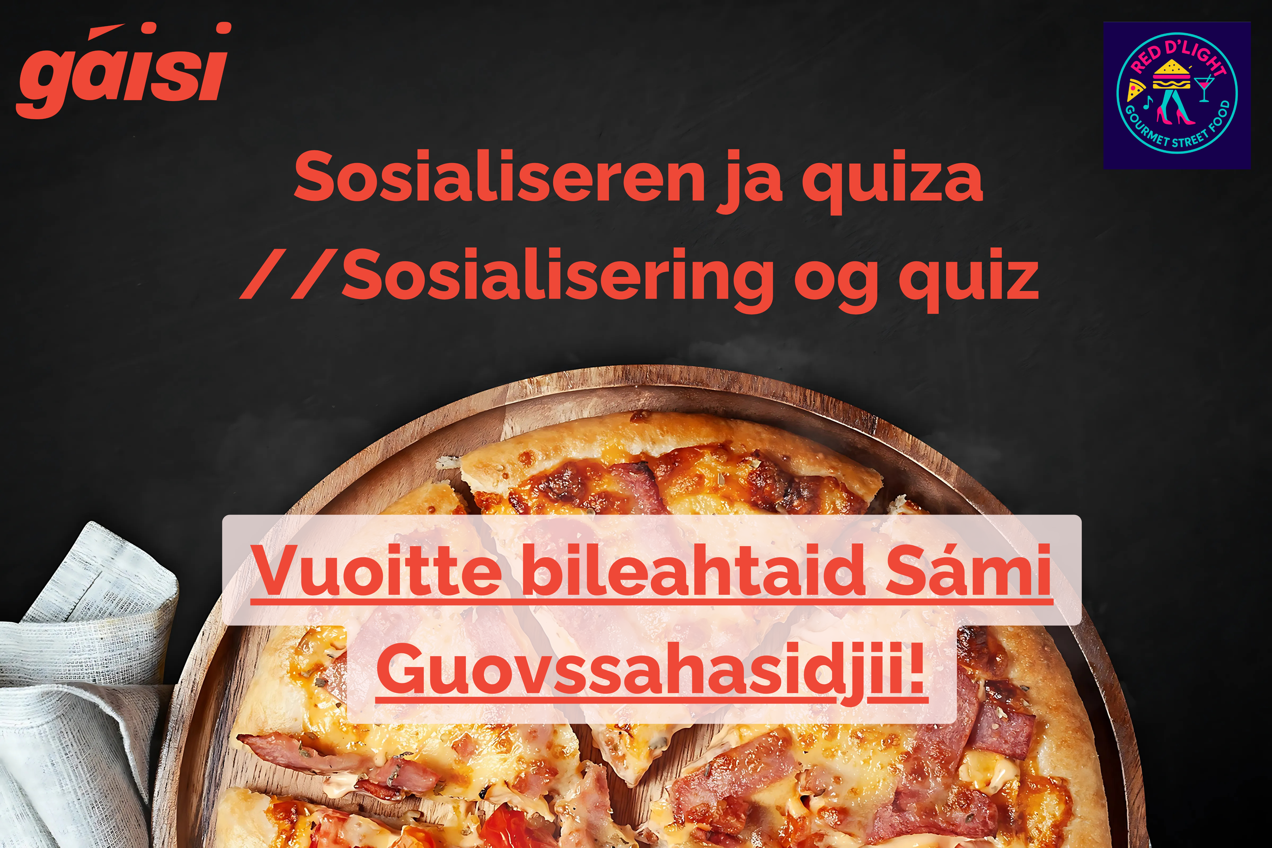 Sosialiseren ja quiza sámegielagiidda