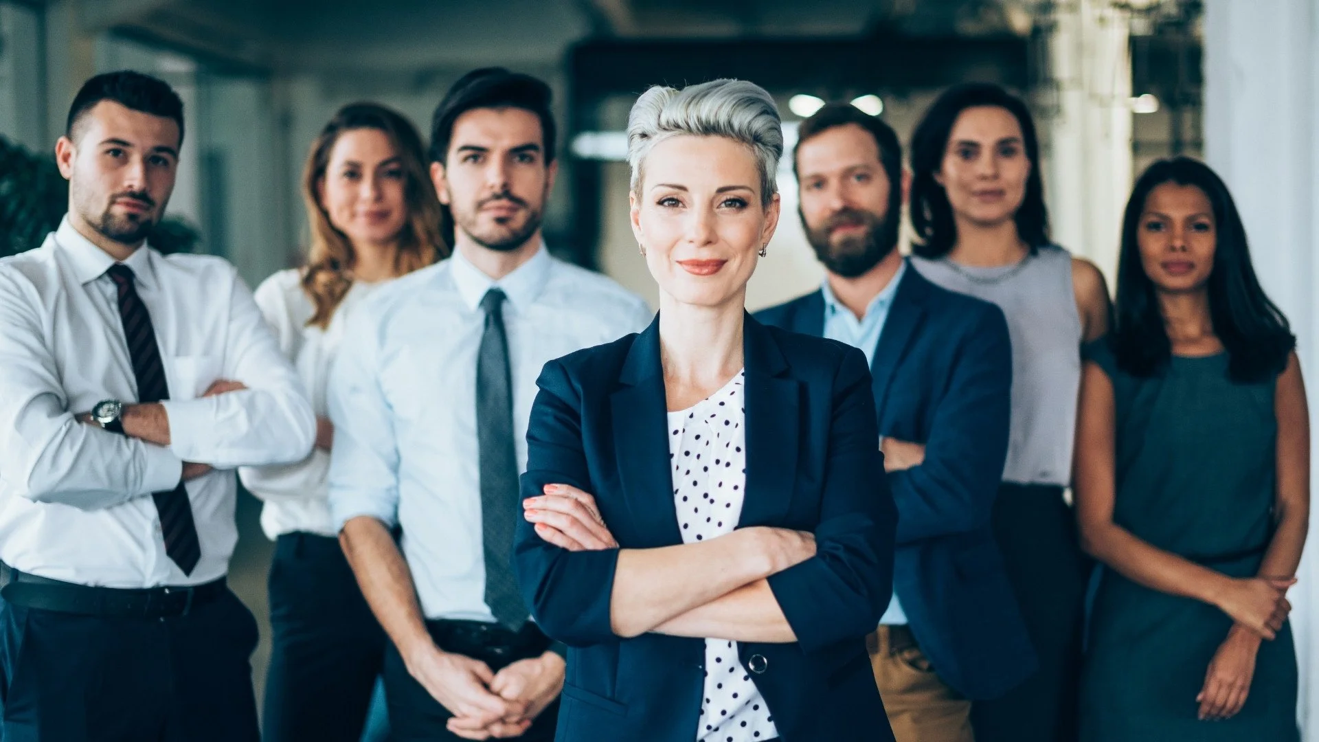 Healthcare executives standing together to reflect leadership readiness and succession planning strength.