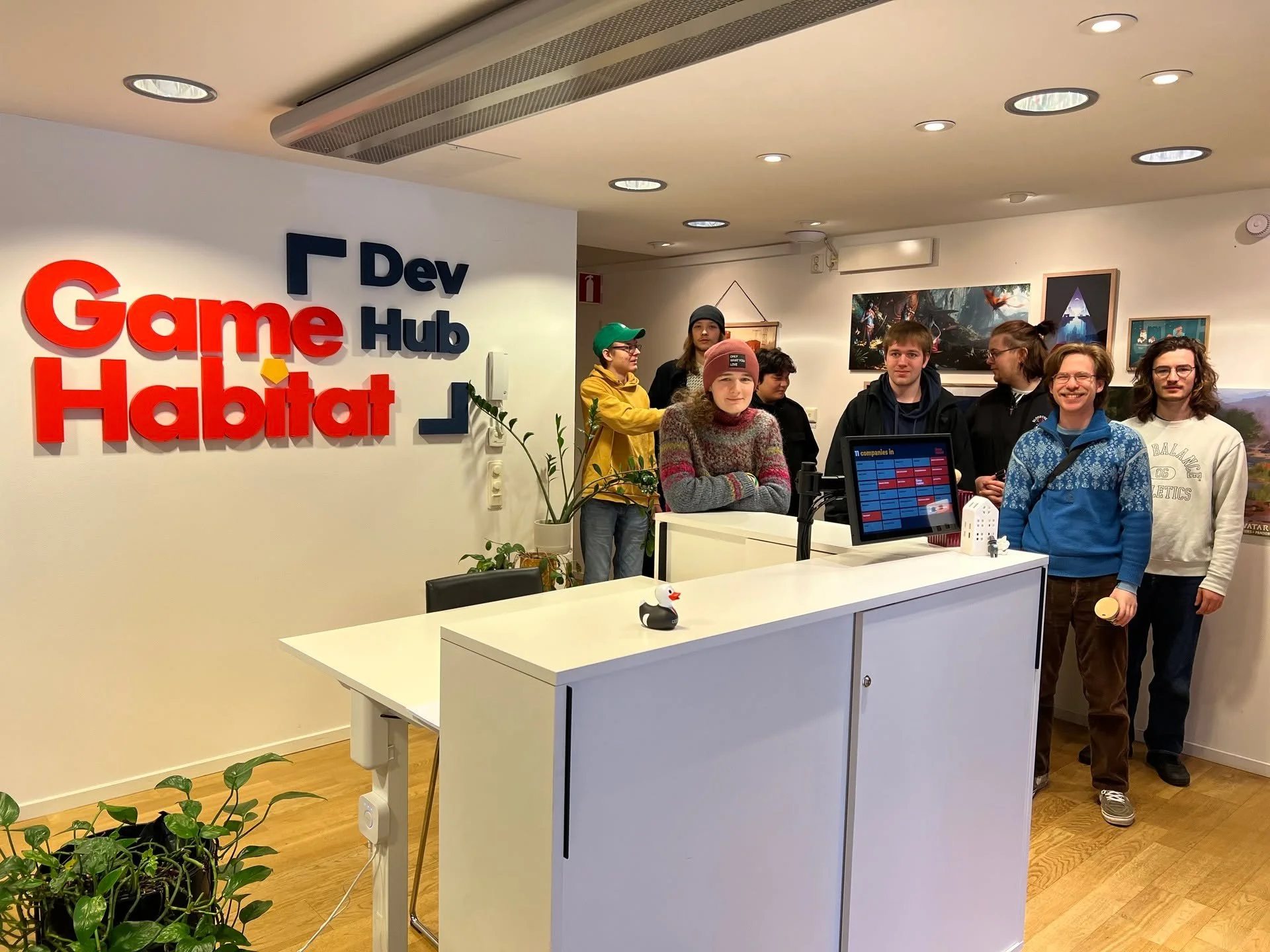 P&aring; studieturen til Malm&oslash; fikk elevene i Spillutvikling bes&oslash;ke @gamehabitat og @avalanchestudios!