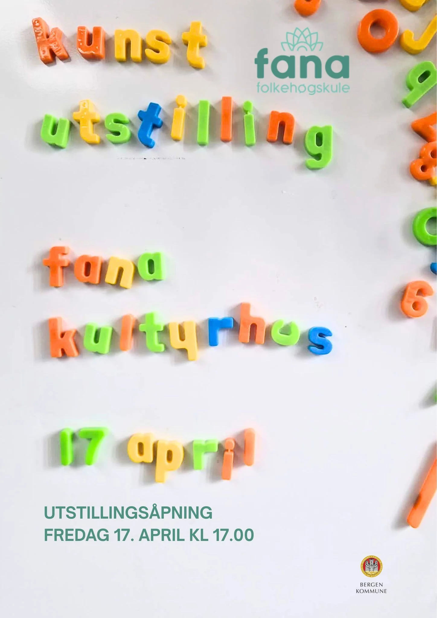 Kunstutstilling med elevarbeider