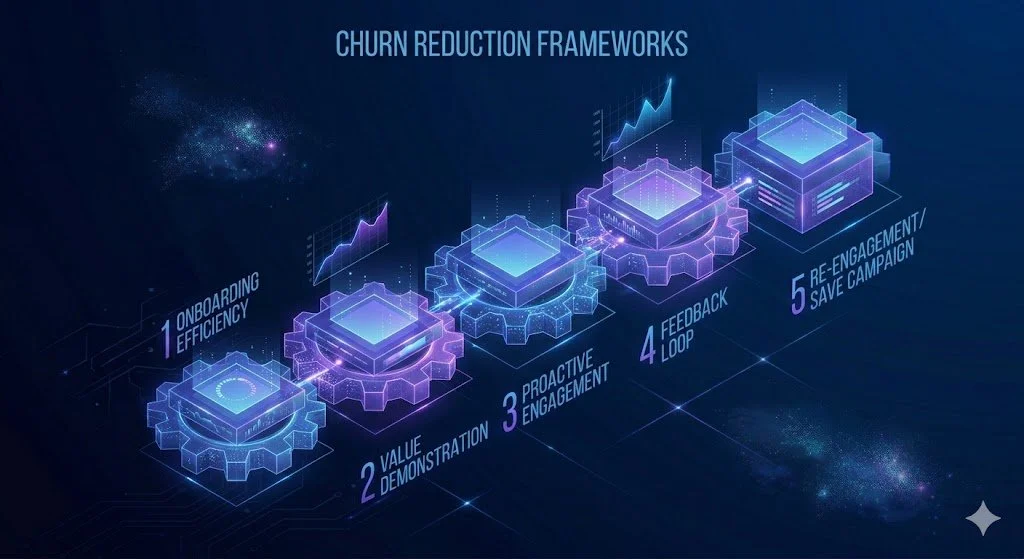 5 Churn Reduction Frameworks: Practical Strategies for SaaS Growth