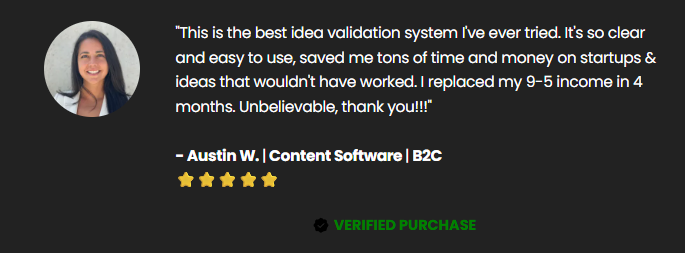 austin validation testimonial message