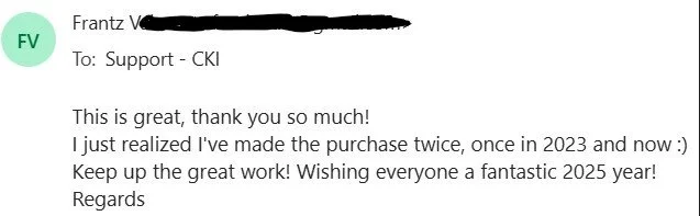 franz validation testimonial message