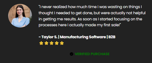 tailor validation testimonial message
