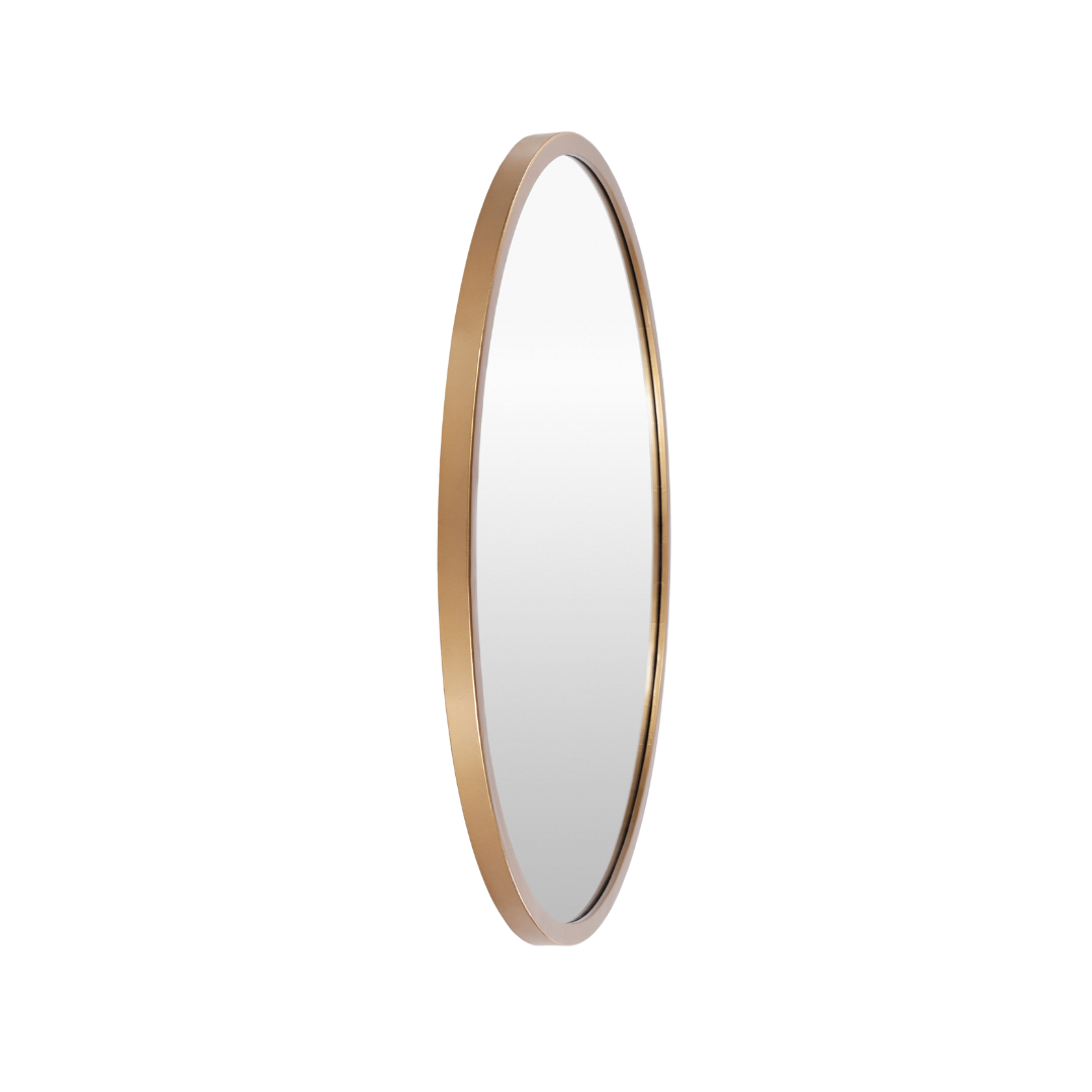Classic Round Brass Mirror