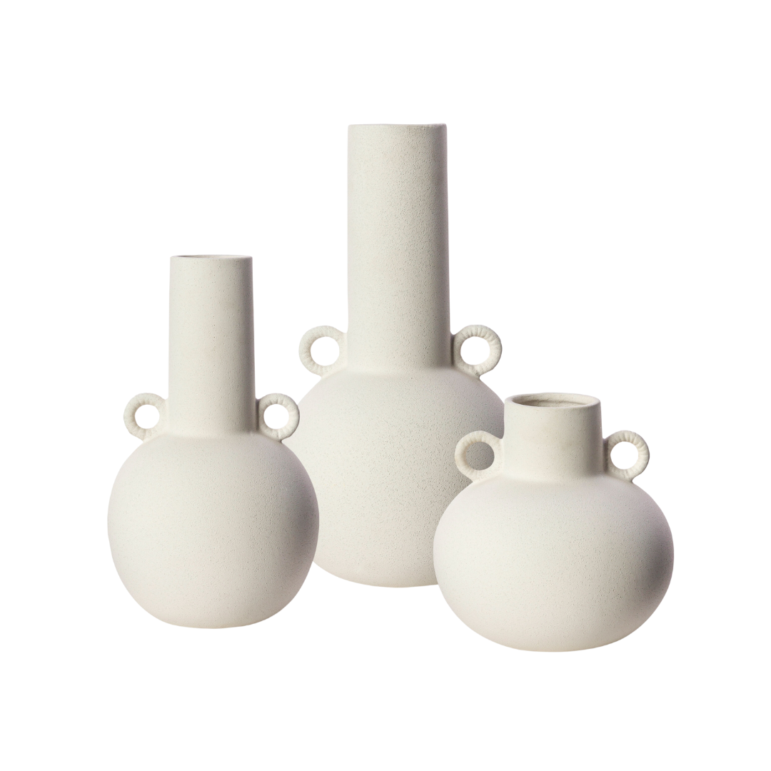 The Ivory Loop Vase