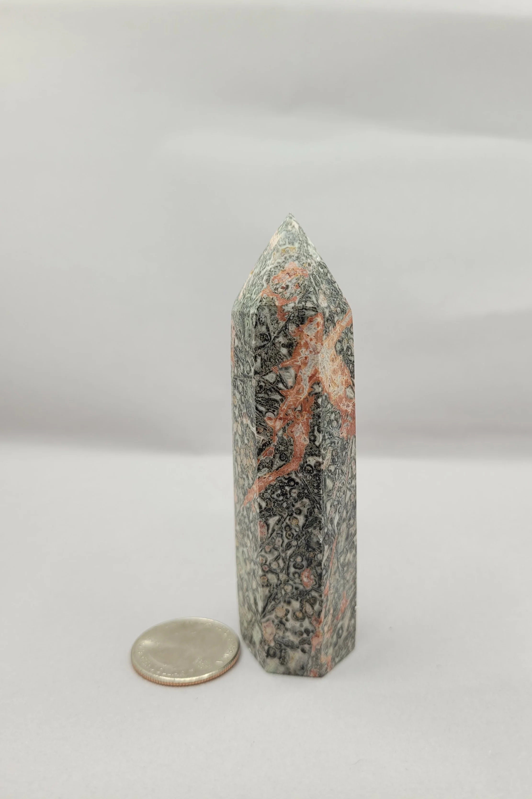 Leopard Skin Jasper Tower