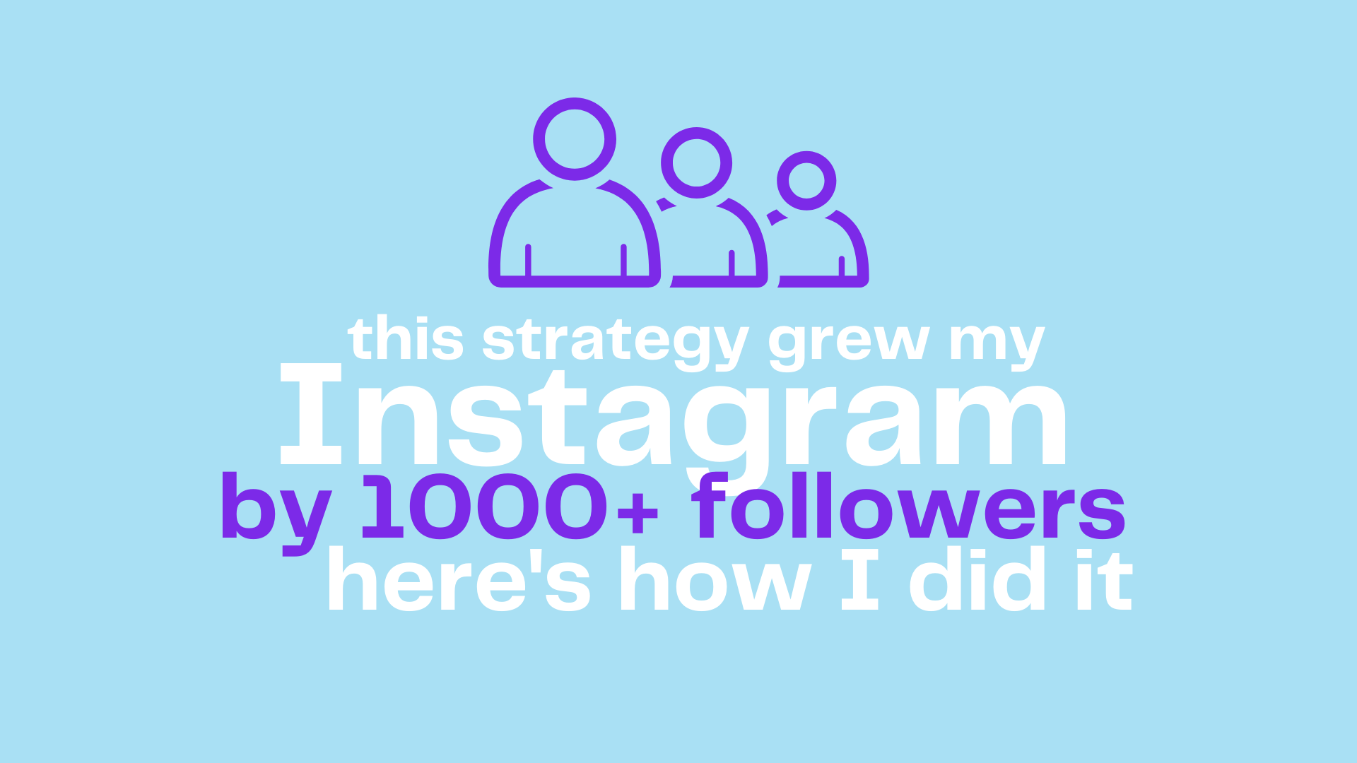 This Instagram strategy grew my account by 1000+ followers in under a month - here's how to use it for yourself