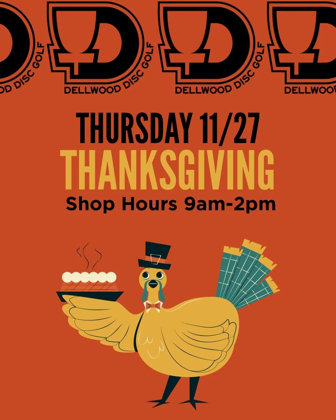 Thanksgiving - Shop Open 9am-2pm
