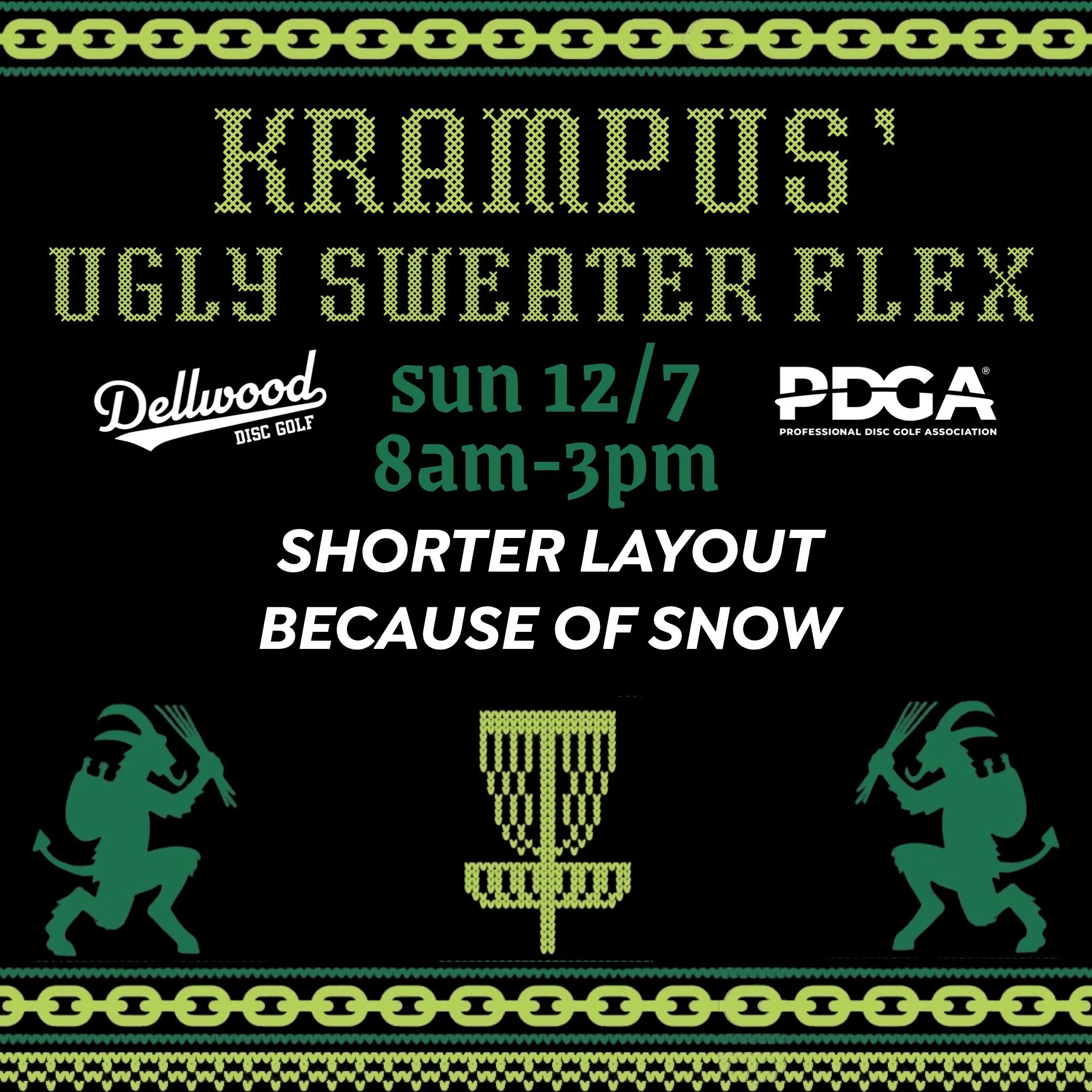 Krampus' Ugly Sweater Flex