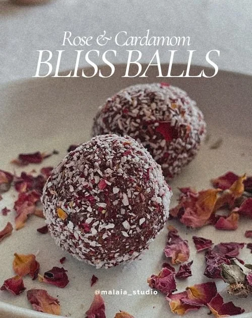 Rose &amp; Cardamom Bliss Balls