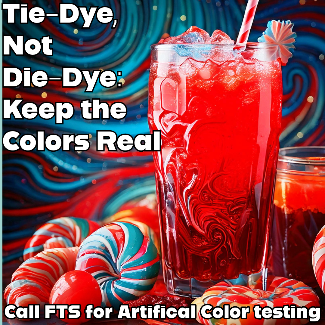 A red and blue swirled beverage in a tall glass, surrounded by colorful swirl lollipops, with a vibrant, swirling background.