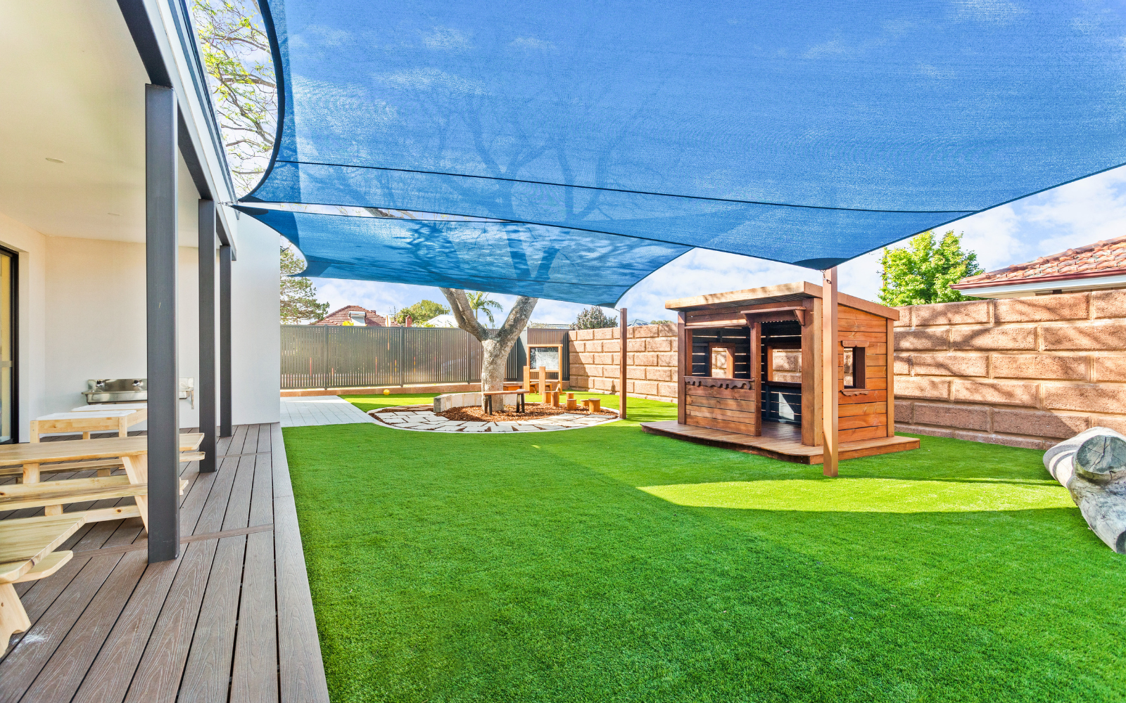 Main Yard at Cuddles Beckenham Childcare Centre