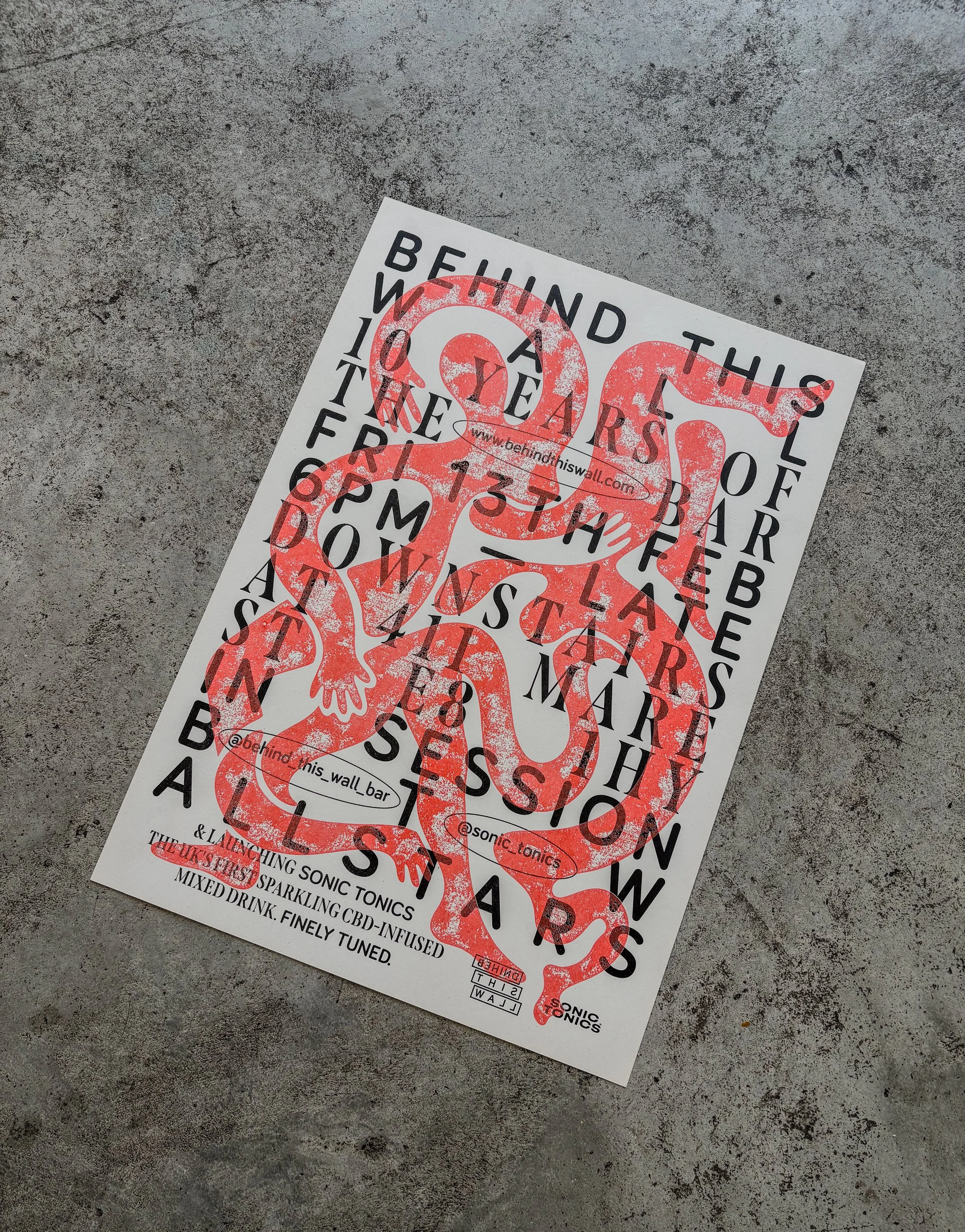 Behind This Wall – 10 Year Anniversary Poster