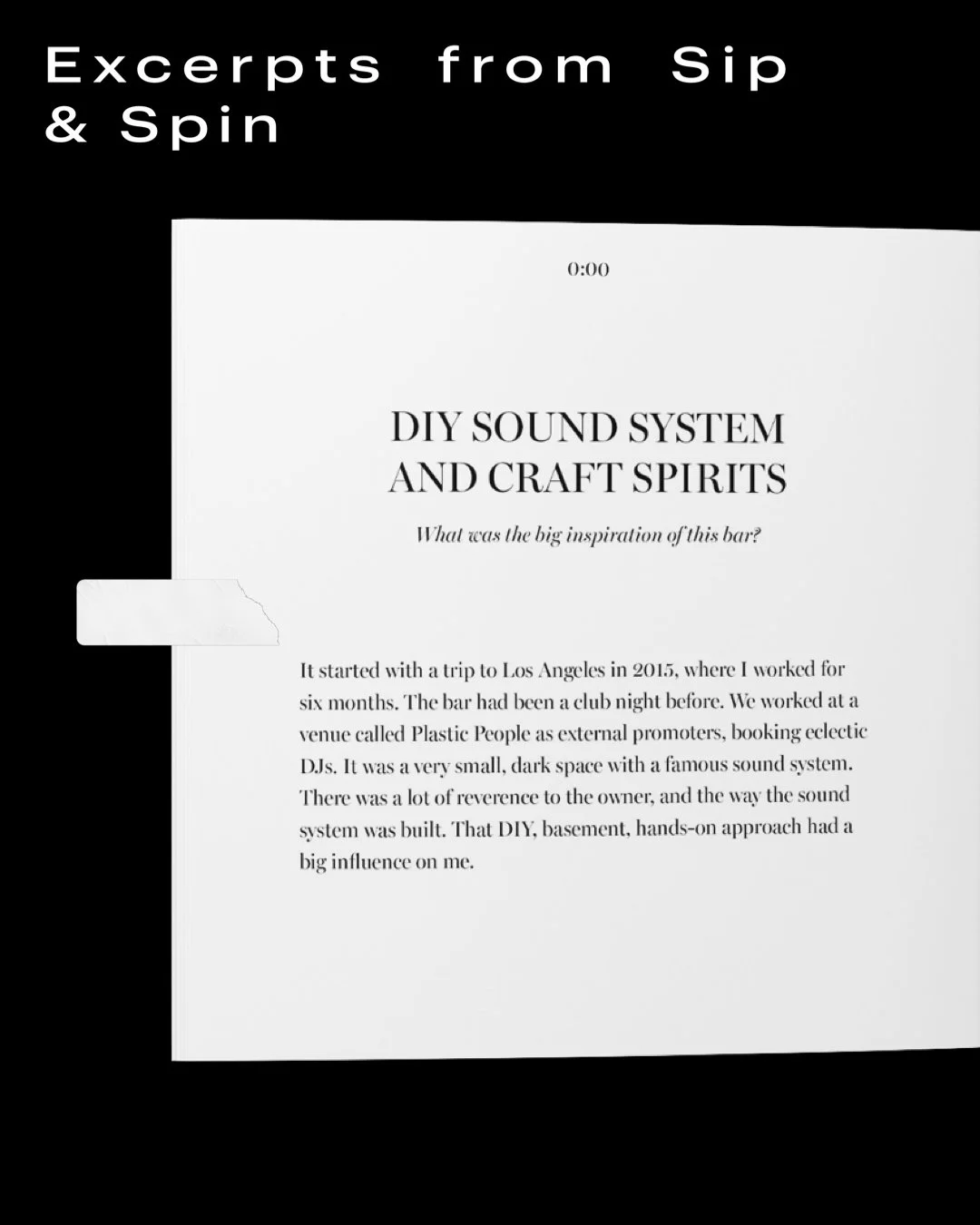 Behind This Wall — Sip & Spin Zine Feature