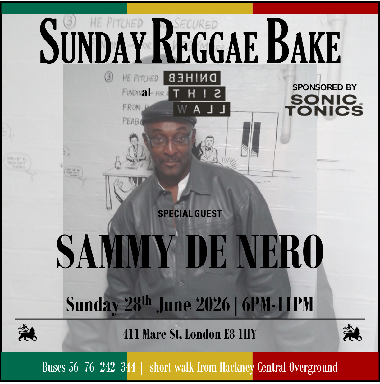 HACKNEY DUB CLUB — THE SUNDAY REGGAE BAKE