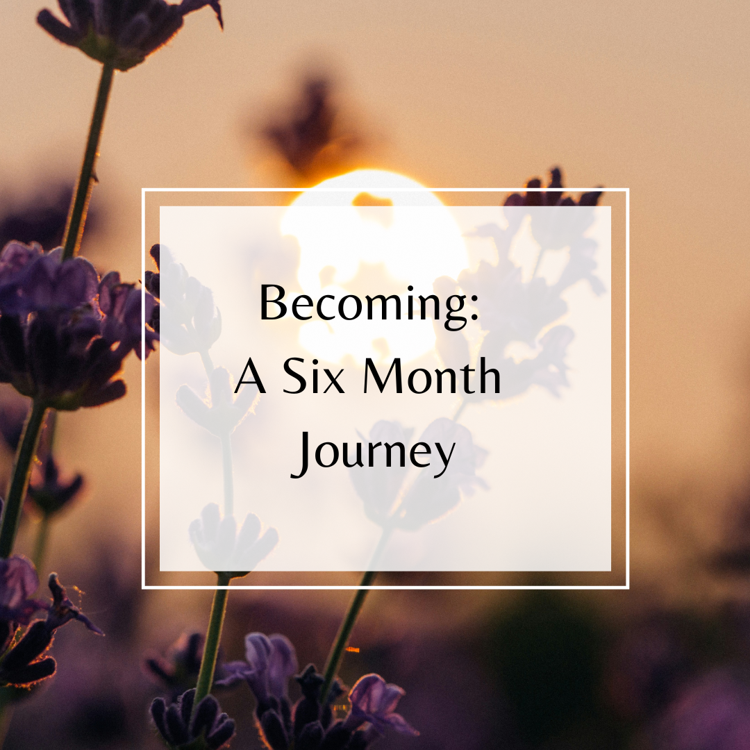 Becoming image title with flowers