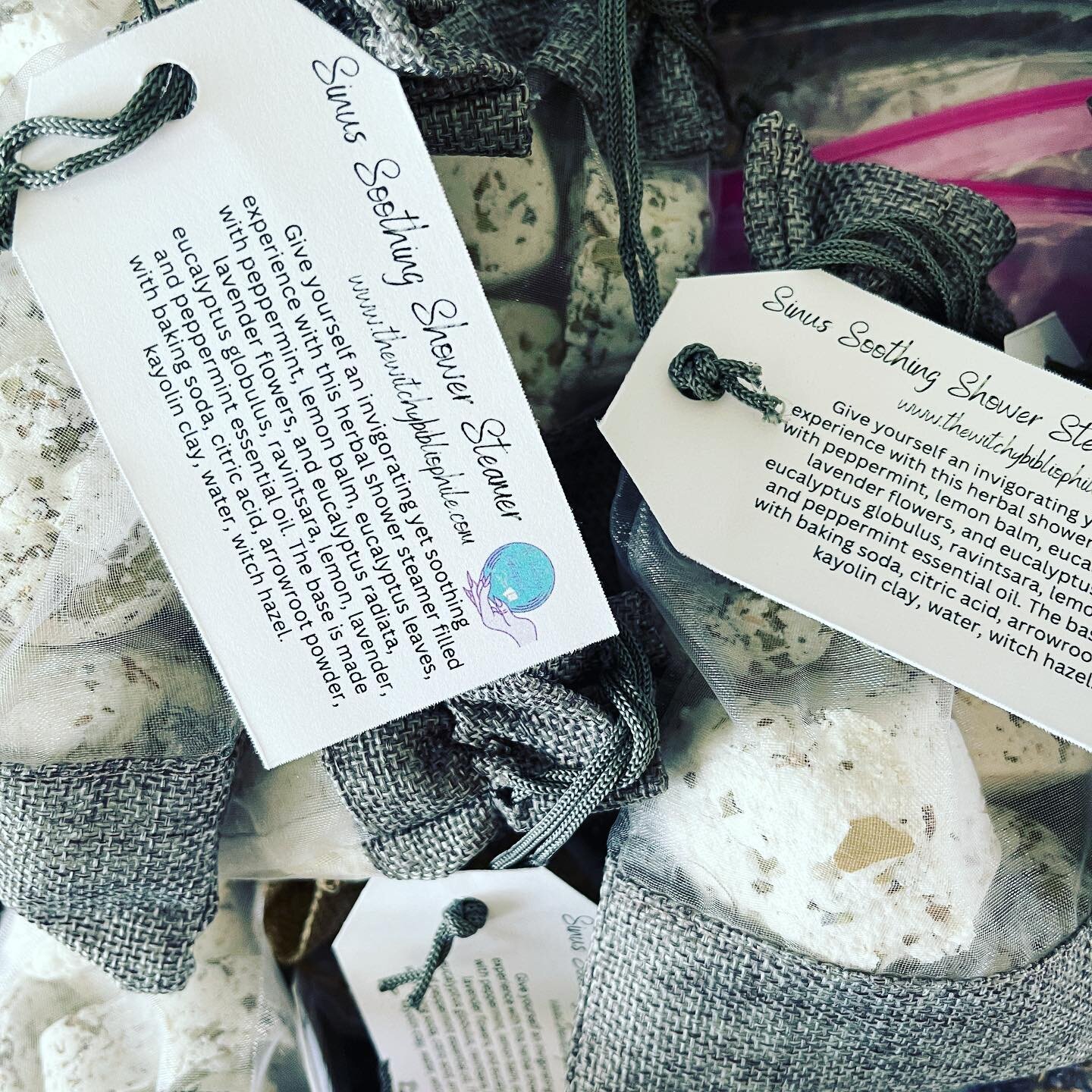 It&rsquo;s that time of year 🌱 🌷 🐝 which means allergies 🤧 for a lot of us. I&rsquo;ve got you covered! The Sinus Soothing Shower Steamers will give you soothing relief for your sinuses this spring 🚿 www.thewitchybibliophile.com