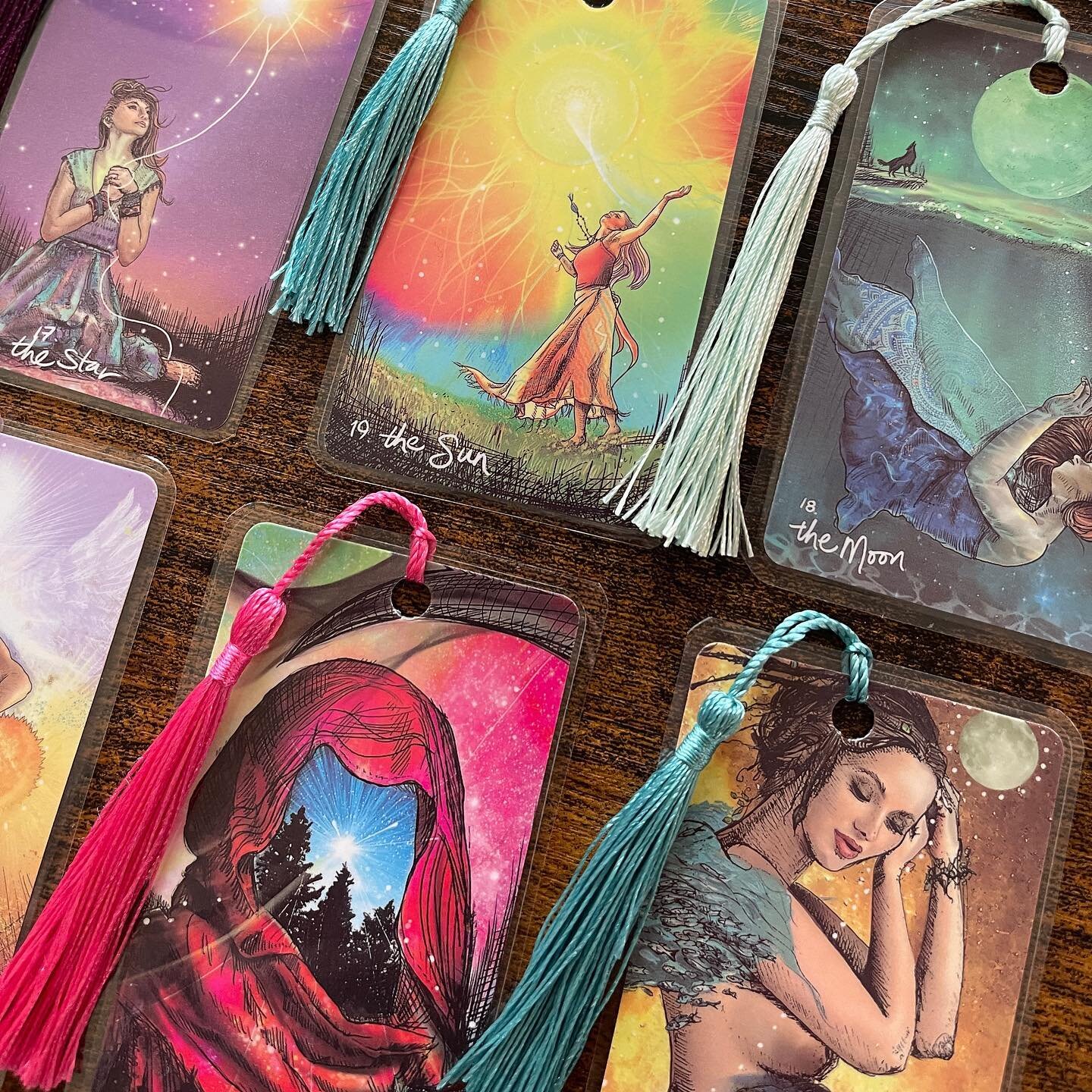 The Light Seer&rsquo;s Tarot Bookmarks are now live! This deck won March madness and I hope you love each and every handcrafted magical bookmark ✨ 🔖 link in bio