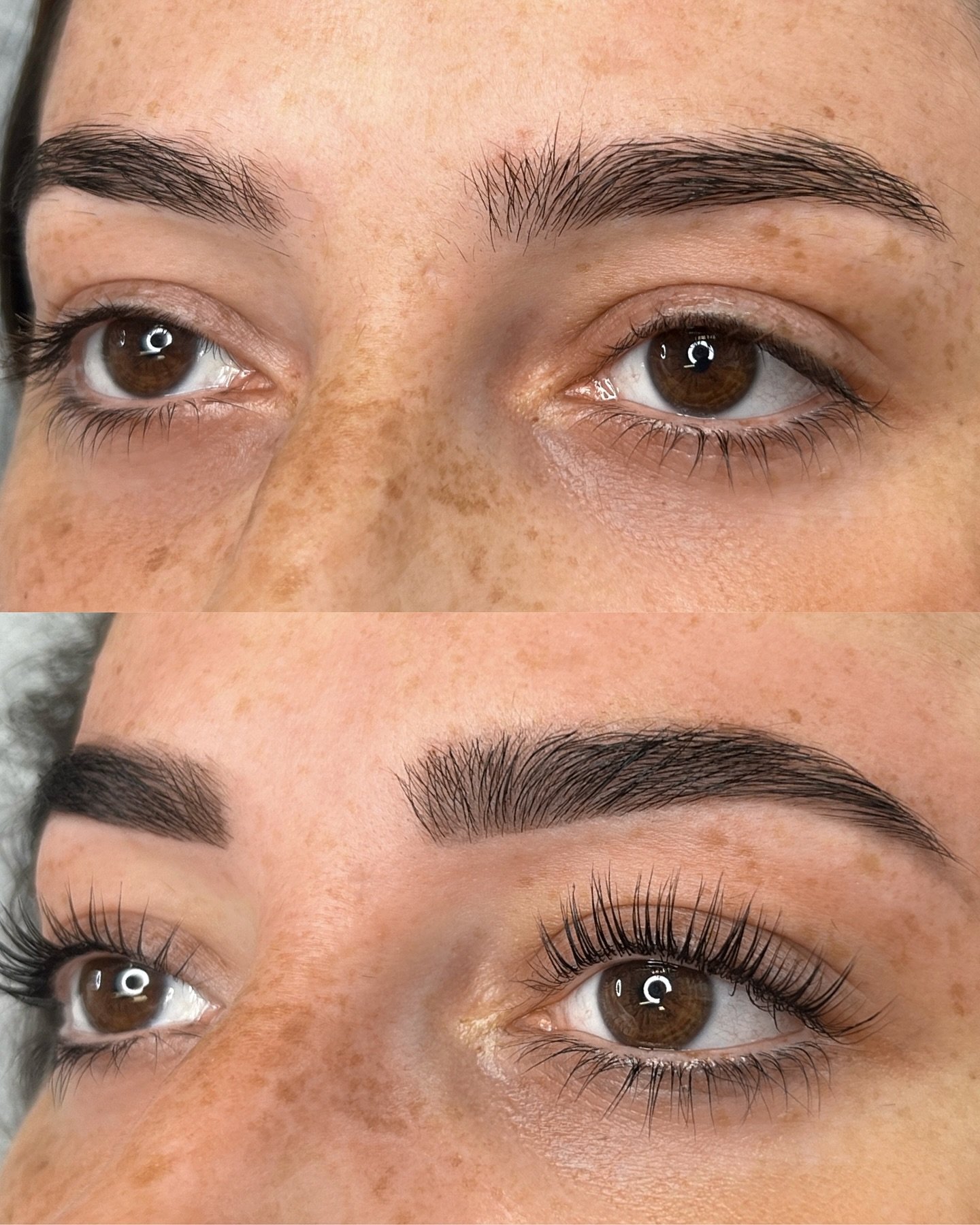 Never underestimate the power of a LASH LIFT + BROW SCULPT + TINT 🔥

Therapist: Bree