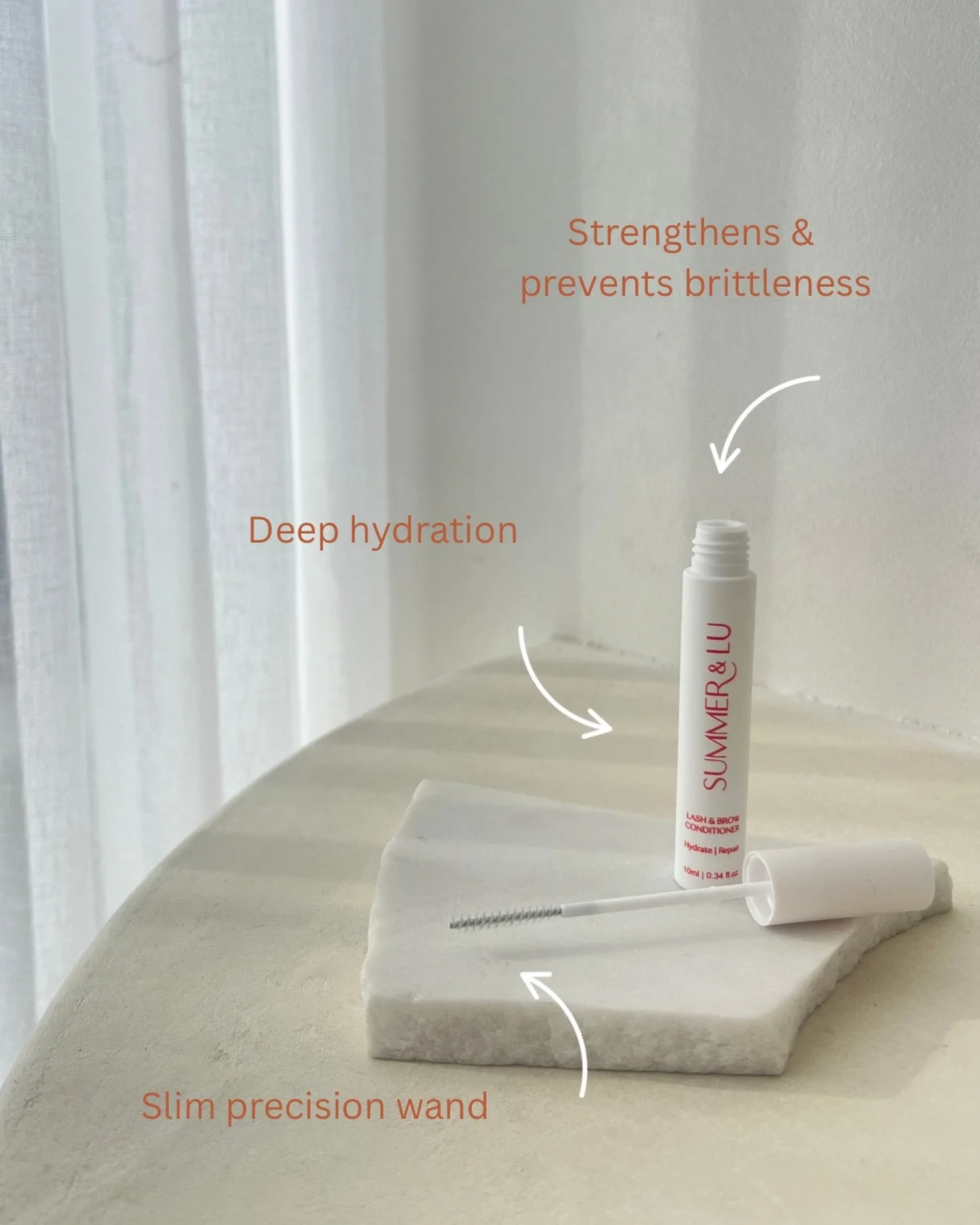 The post lift &amp; lami must have 🤎
@summerandlu 
Lash &amp; Brow Conditioner is specially formulated to nourish, hydrate and strengthen lashes and brows post treatment.

Packed with keratin, biotin, peptides and hyaluronic acid, it helps maintain 