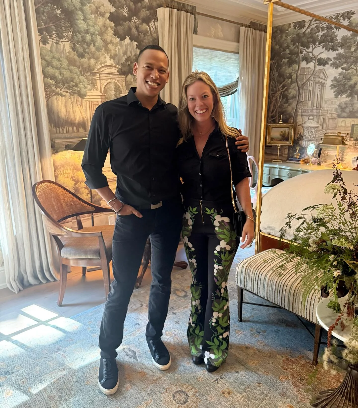 This space was so incredible it deserved its own post! Loved the whimsical Alice in Wonderland theme and the stunning mural with Paul Montgomery. Can&rsquo;t wait to see what you create next @duvaldesignllc