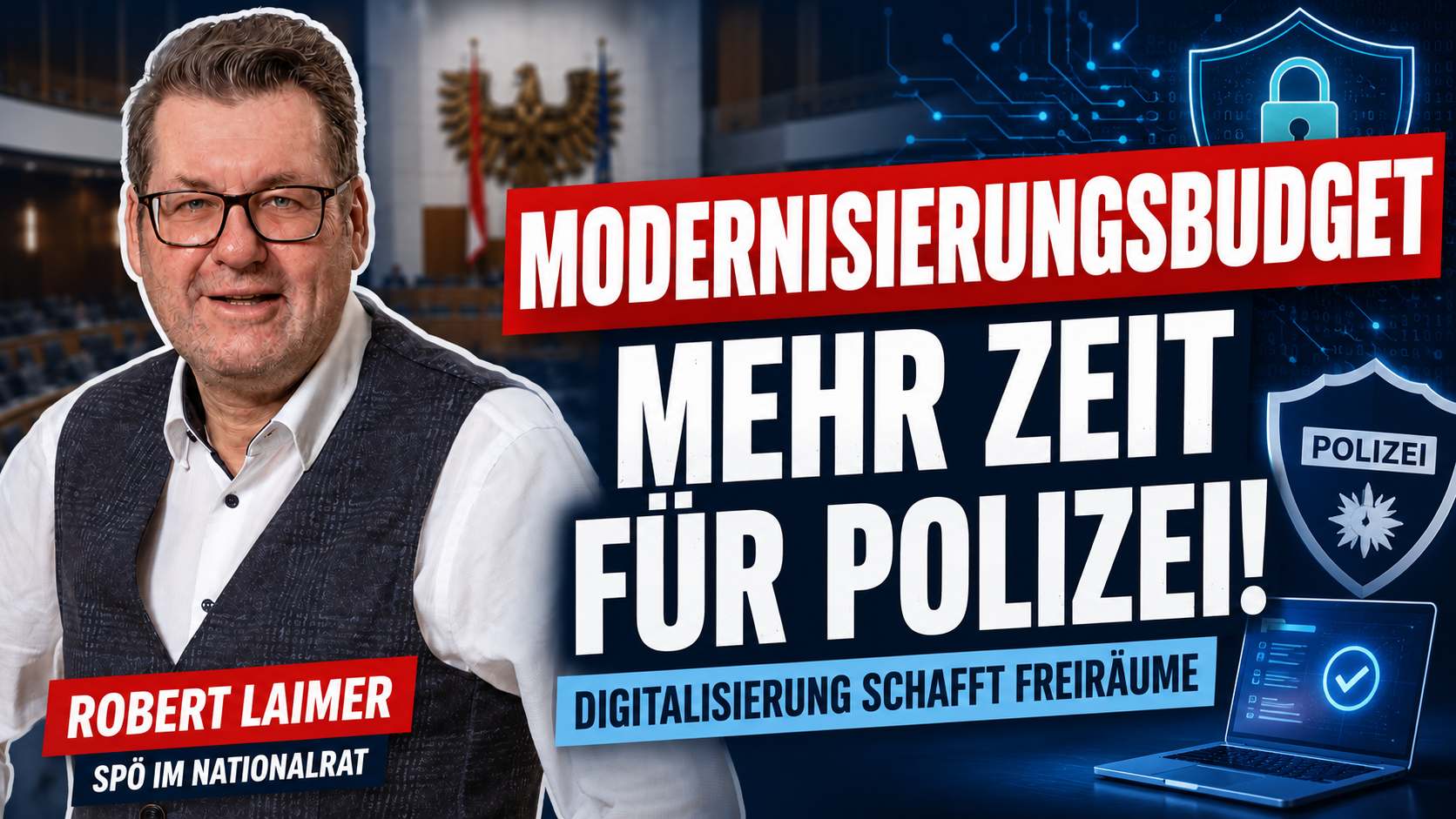 Meine Rede im Nationalrat: Budget - Inneres und Fremdenwesen