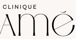 Clinique logo with the word 'âme' in a stylized font, featuring a tilde over the letter 'e'.