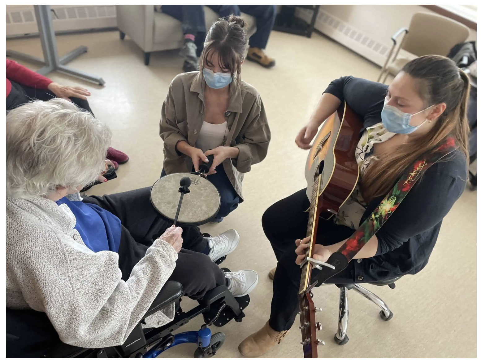 "Awakening the spirit of long-term care residents through music and rhythm"