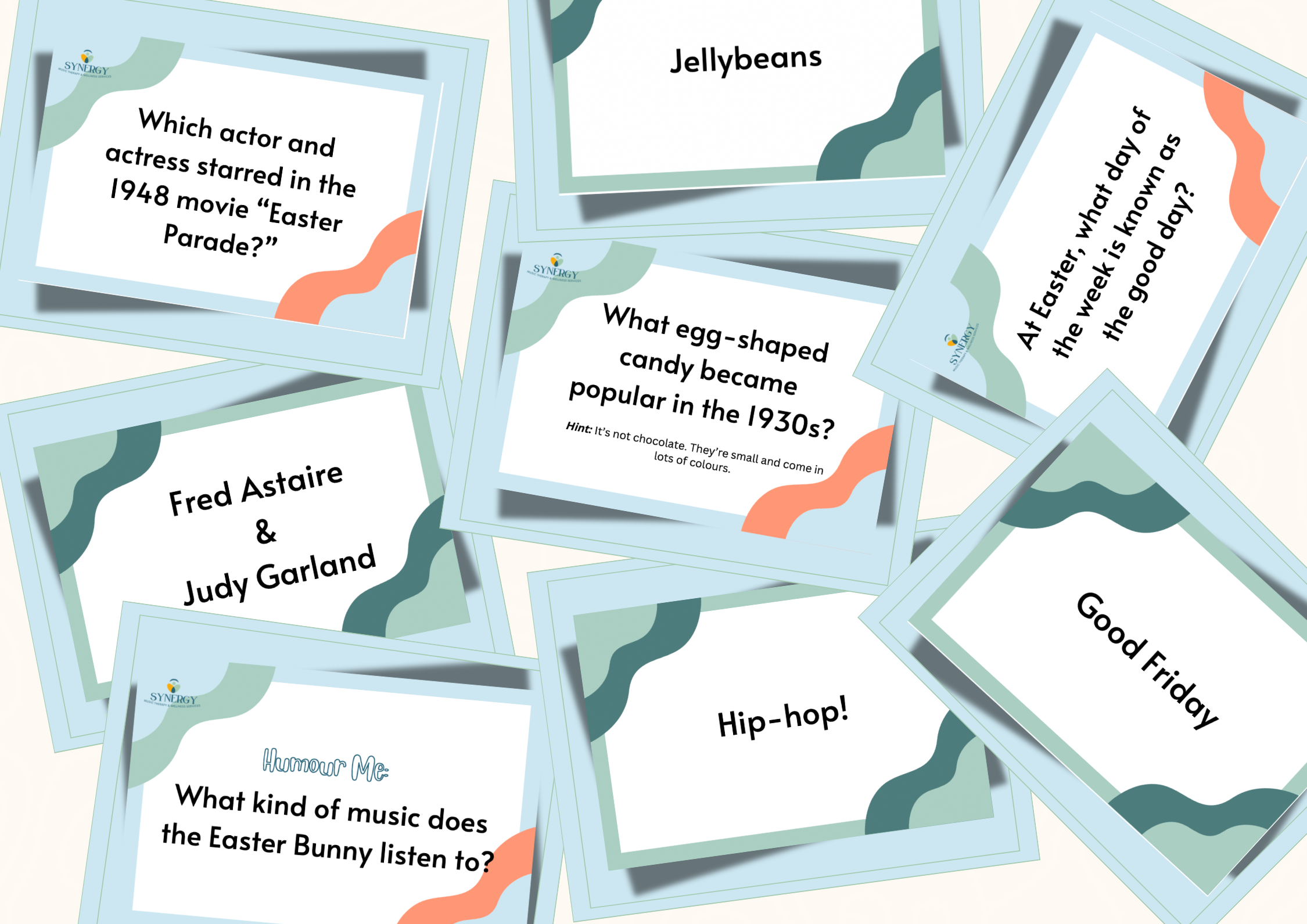 Easter Trivia Printable Cards