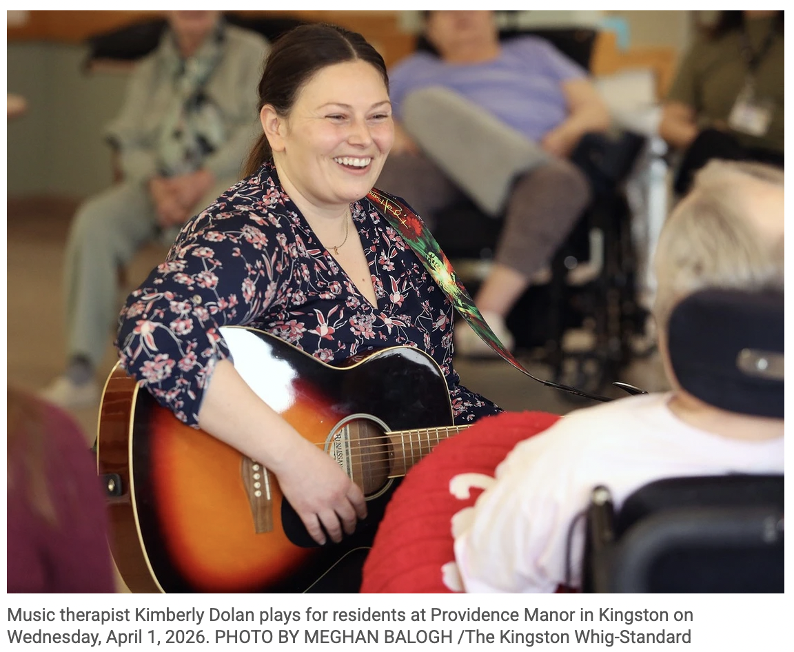 "Providence Manor welcomes music therapy program back, thanks to international award"