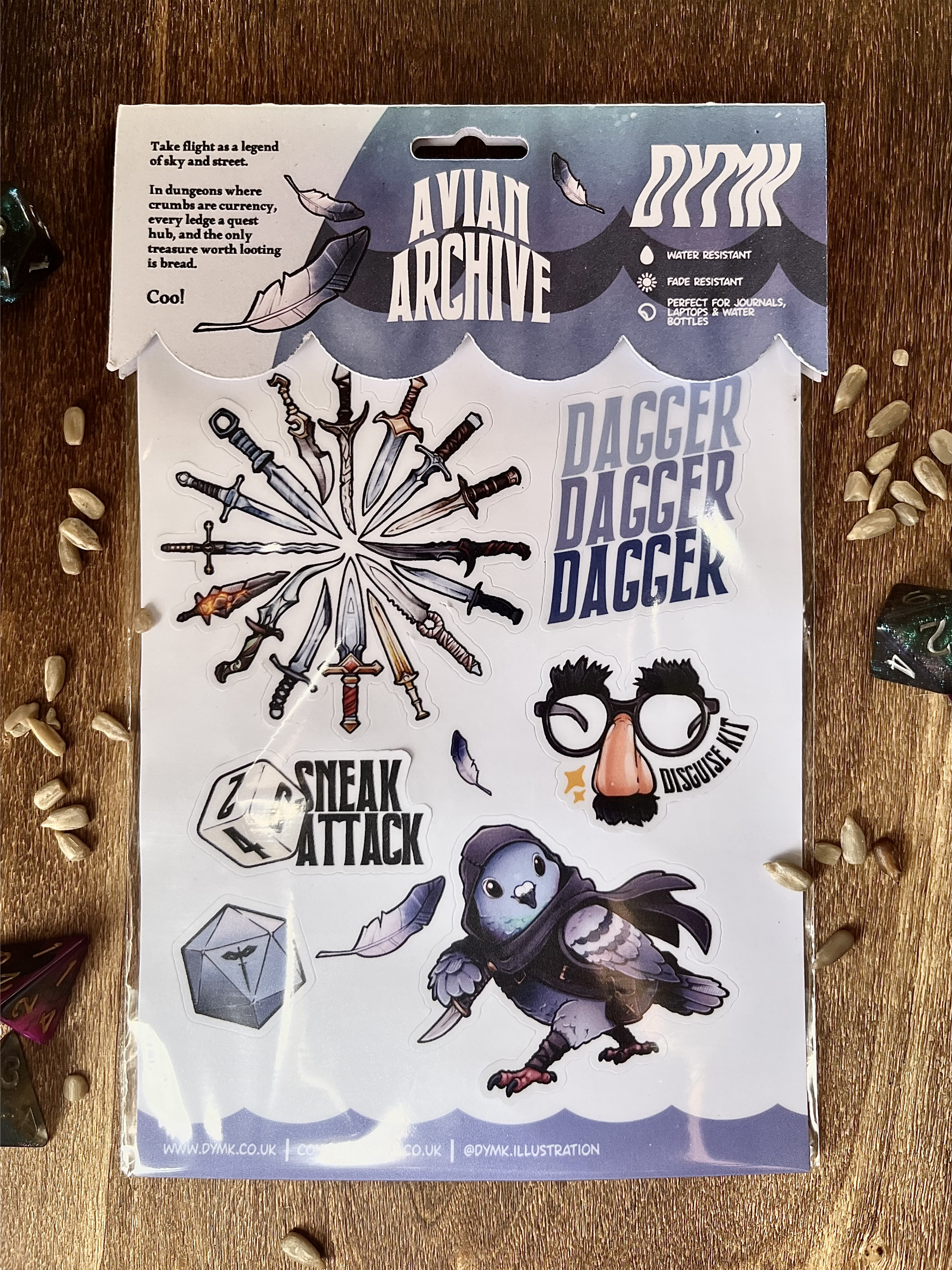 Rogue Pigeon Sticker Pack