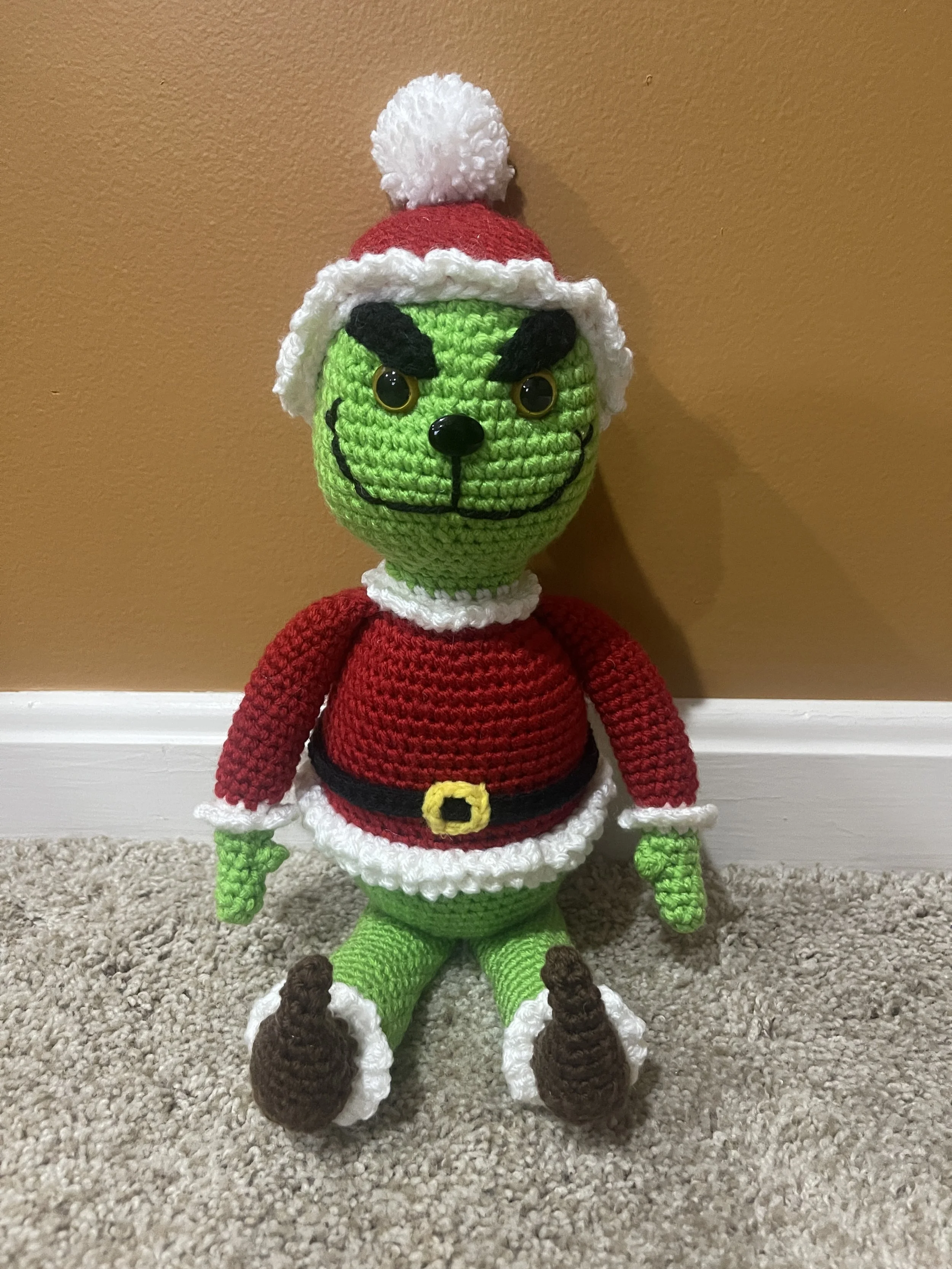 Grinch in Santa Suit - $35
