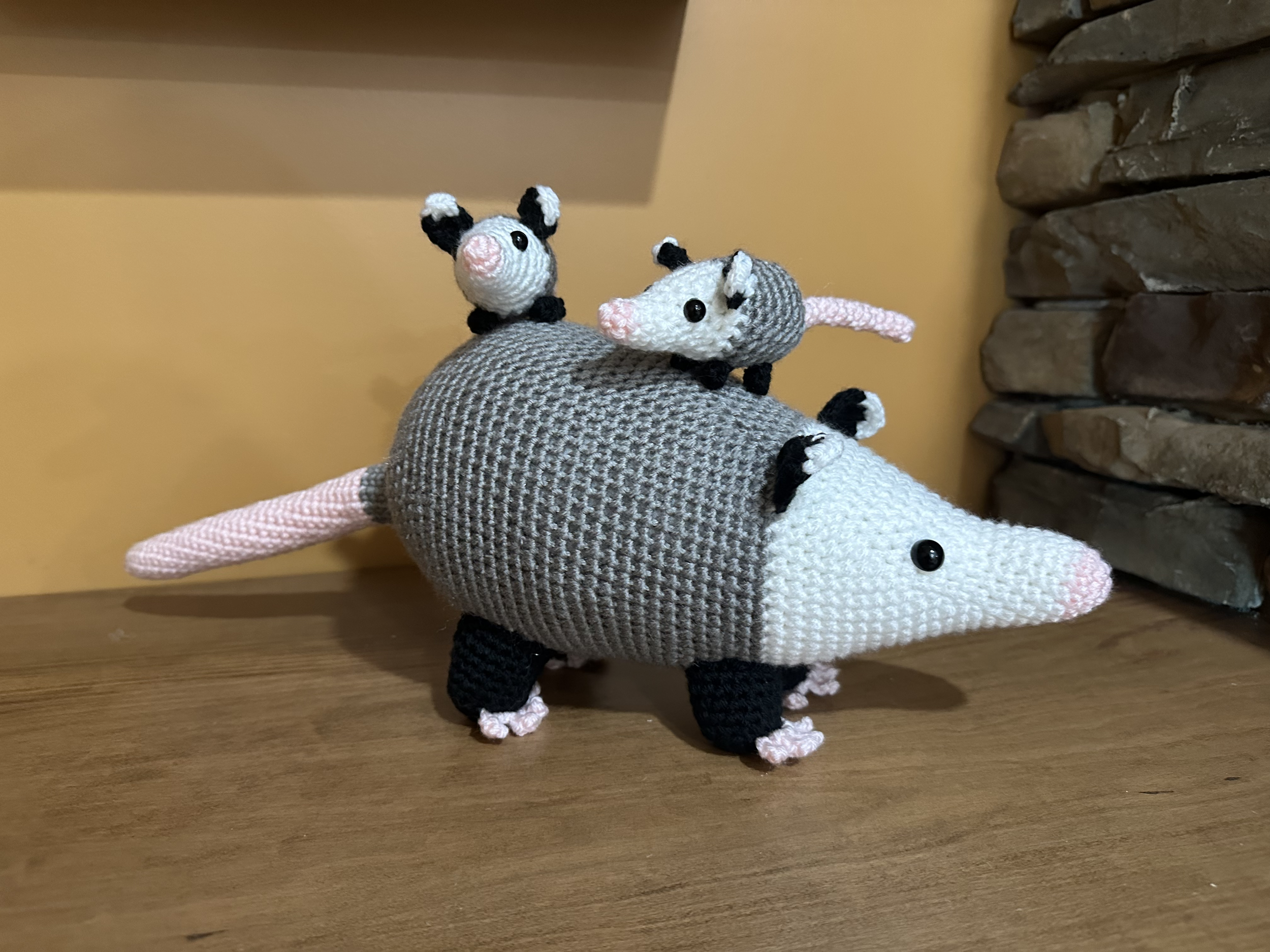 Opossum with Babies - $45