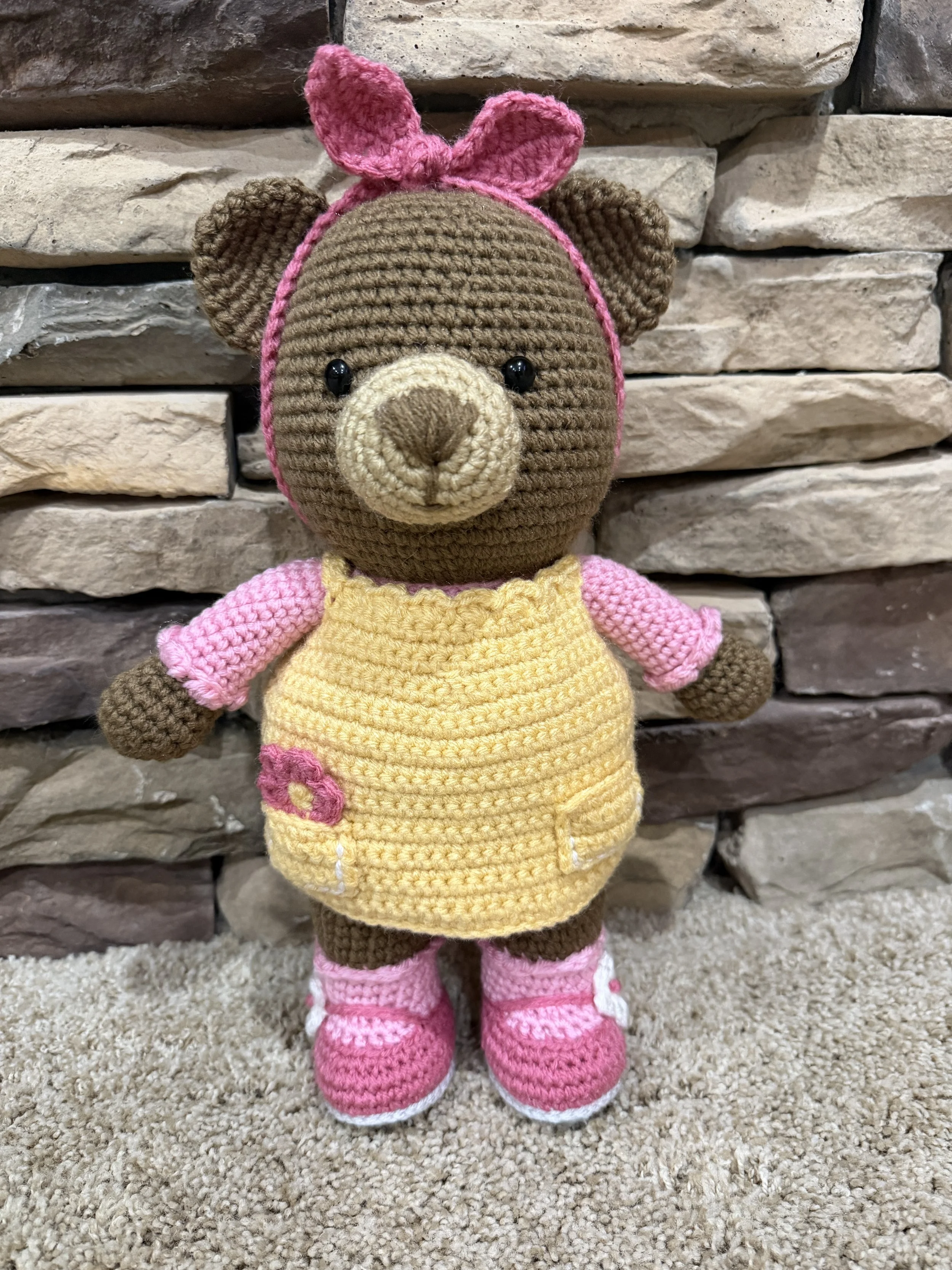 Bear in Yellow Dress - $35