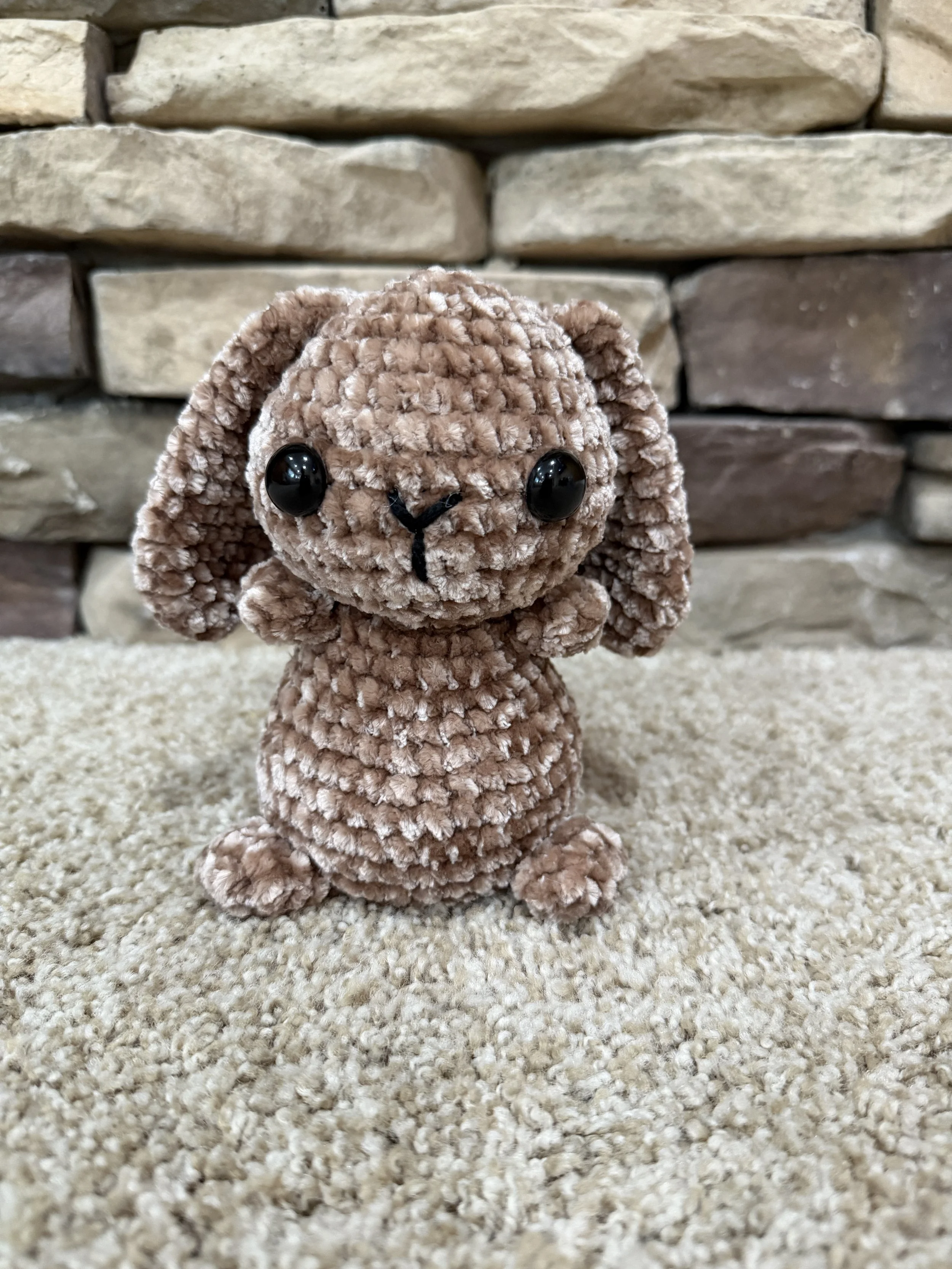 Bunny (velour seated  - weighted) - $25