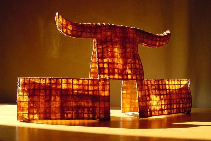 Translucent Hut
Copeland received a Fulbright Fellowship in Rome, Italy to study Etruscan funerary hut urns through a process of drawing and sculpting, a project that proved vital in his development as an architect and artist. Using a papier mâche t