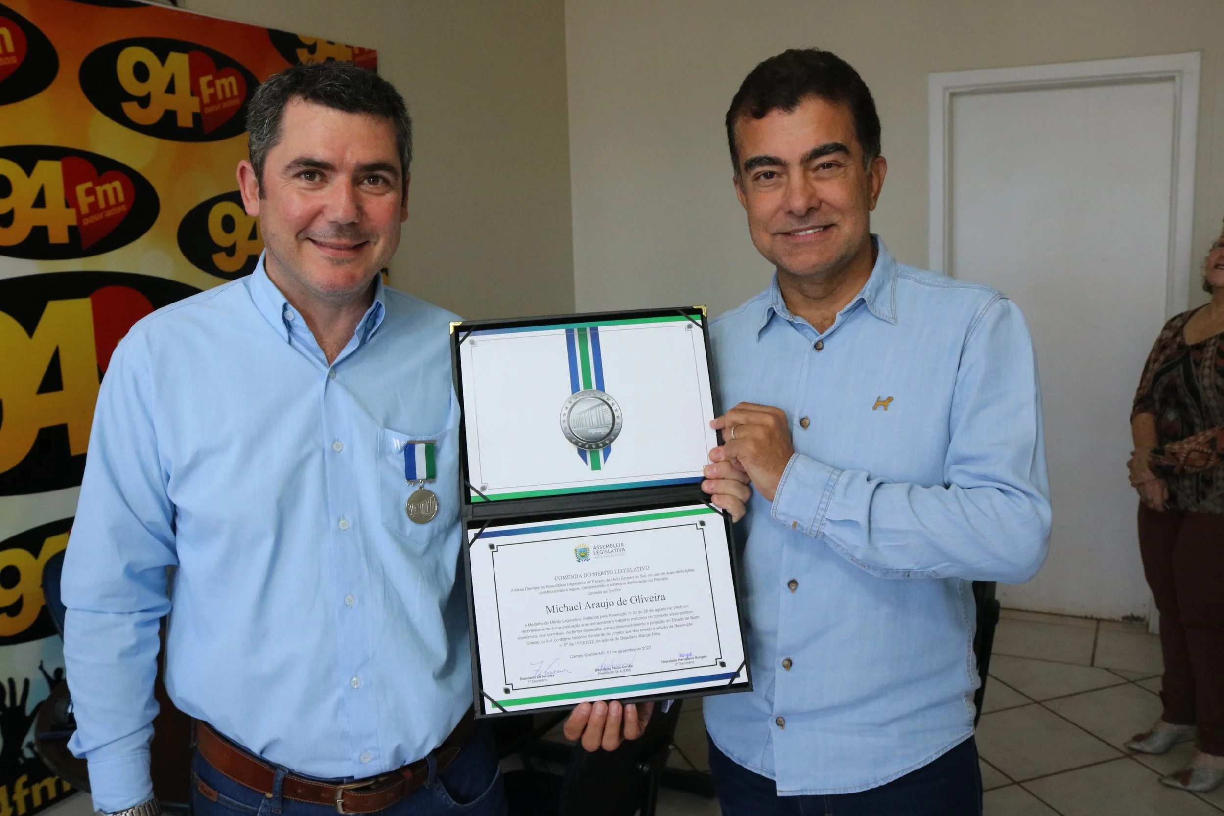 Diretor do Sindicato Rural de Dourados recebe Comenda do Mérito Legislativo 