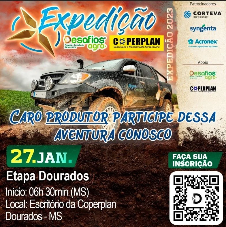 Expedição Desafios Agro de rally será sexta em Dourados e recebe inscrições