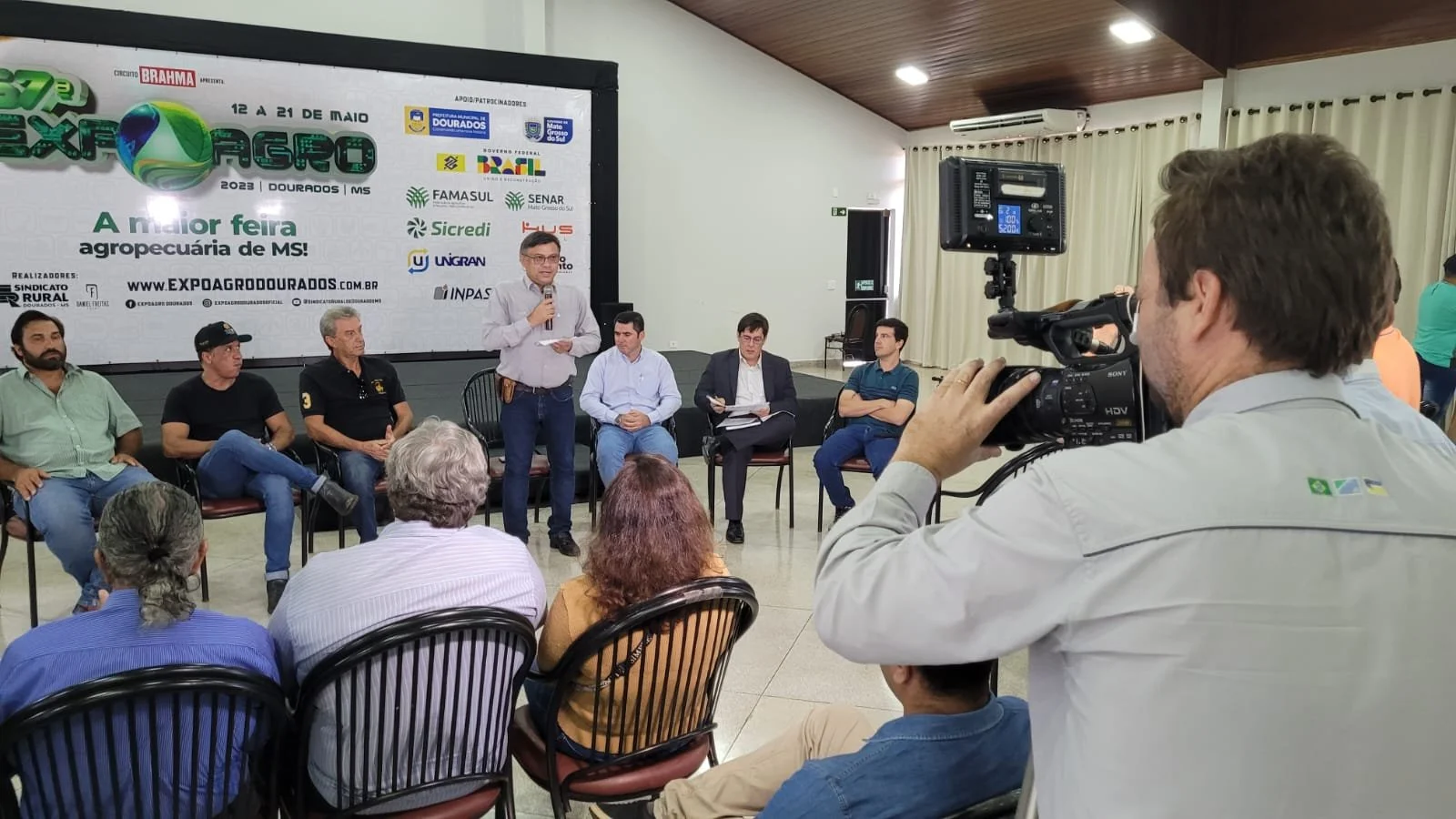 Angelo Ximenes fala sobre as expectativas da Expoagro em coletiva de imprensa