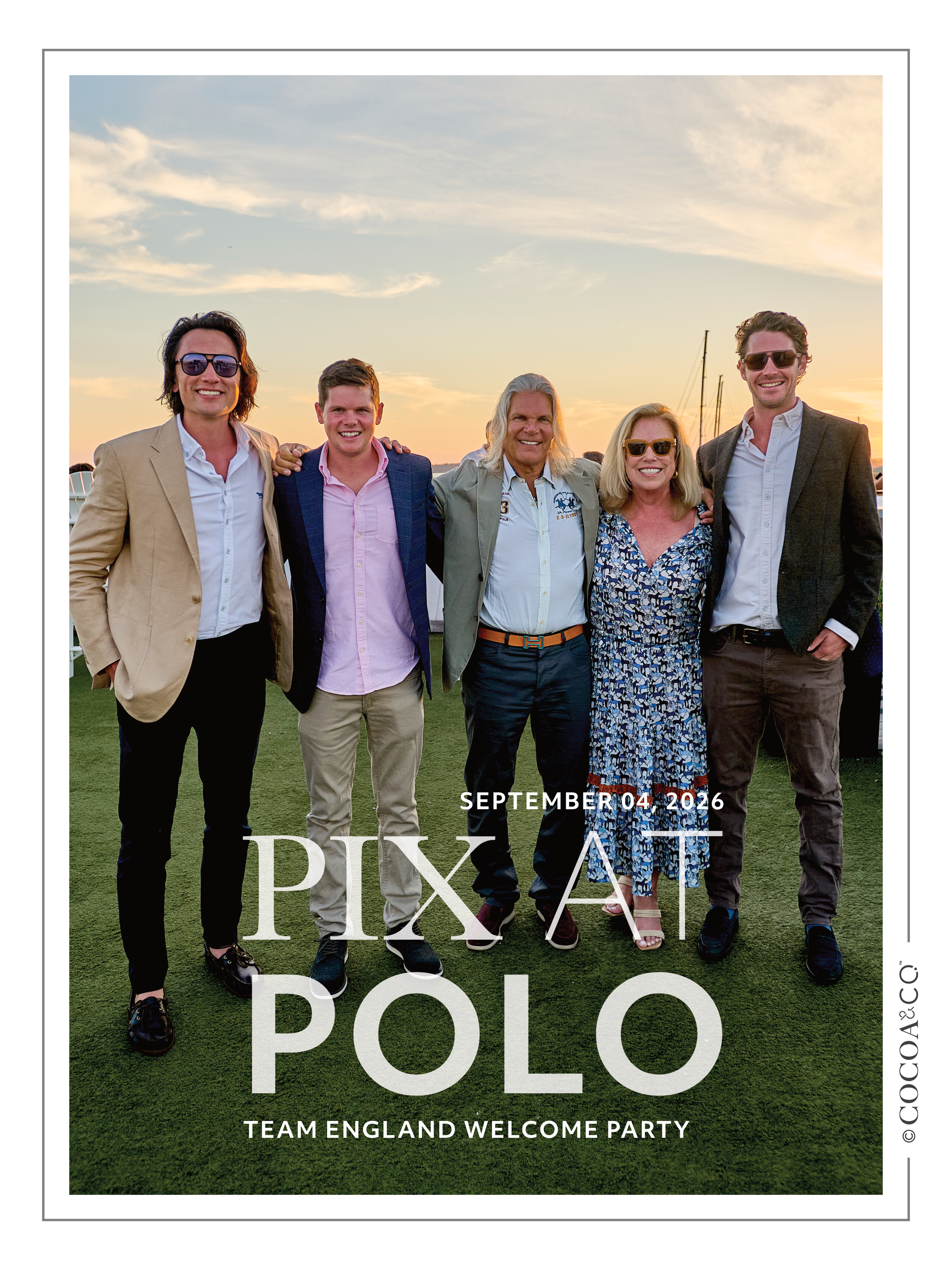 Newport Polo 2026 Welcome Party for Team England