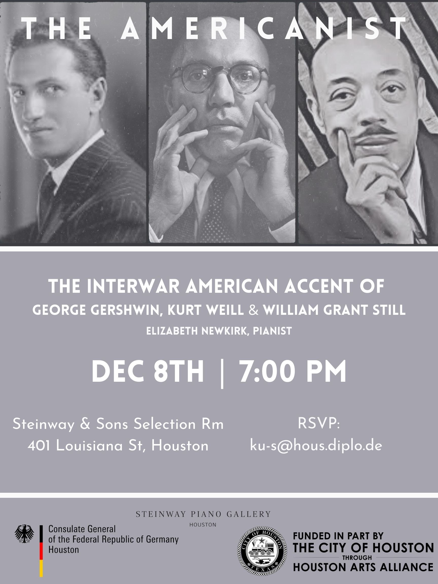 The Interwar American Accent of Gershwin, Weill, and Still