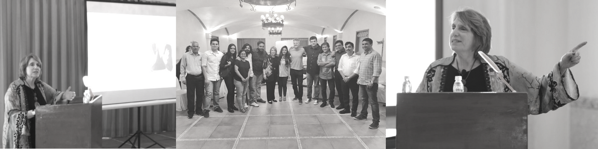 Carole Kirschner, a well respected speaker in the entertainment industry, presenting at Roy Kapur Films, Mumbai, India