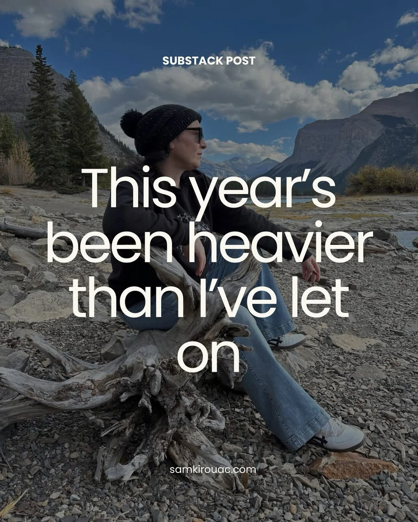 Clearly this month has me deep in my feelings, so I guess we’re just going with it.
I wrote something on Substack. It’s mostly for me I think, but I also wanted to share it. I might change my mind later but for now I’m leaning into