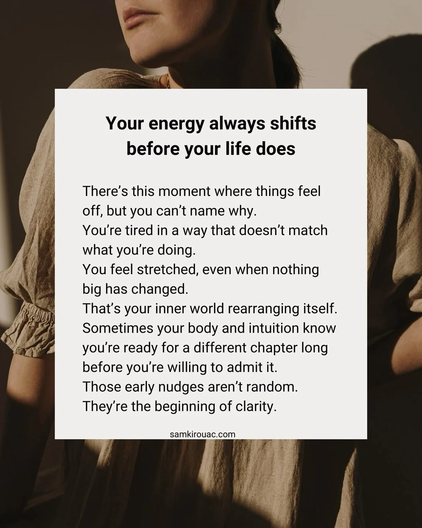 There&rsquo;s this quiet point where you notice yourself reacting to things in a way you didn&rsquo;t last month and it&rsquo;s easy to brush it off, but honestly, that&rsquo;s usually your intuition doing its job. It shows up in the small stuff firs
