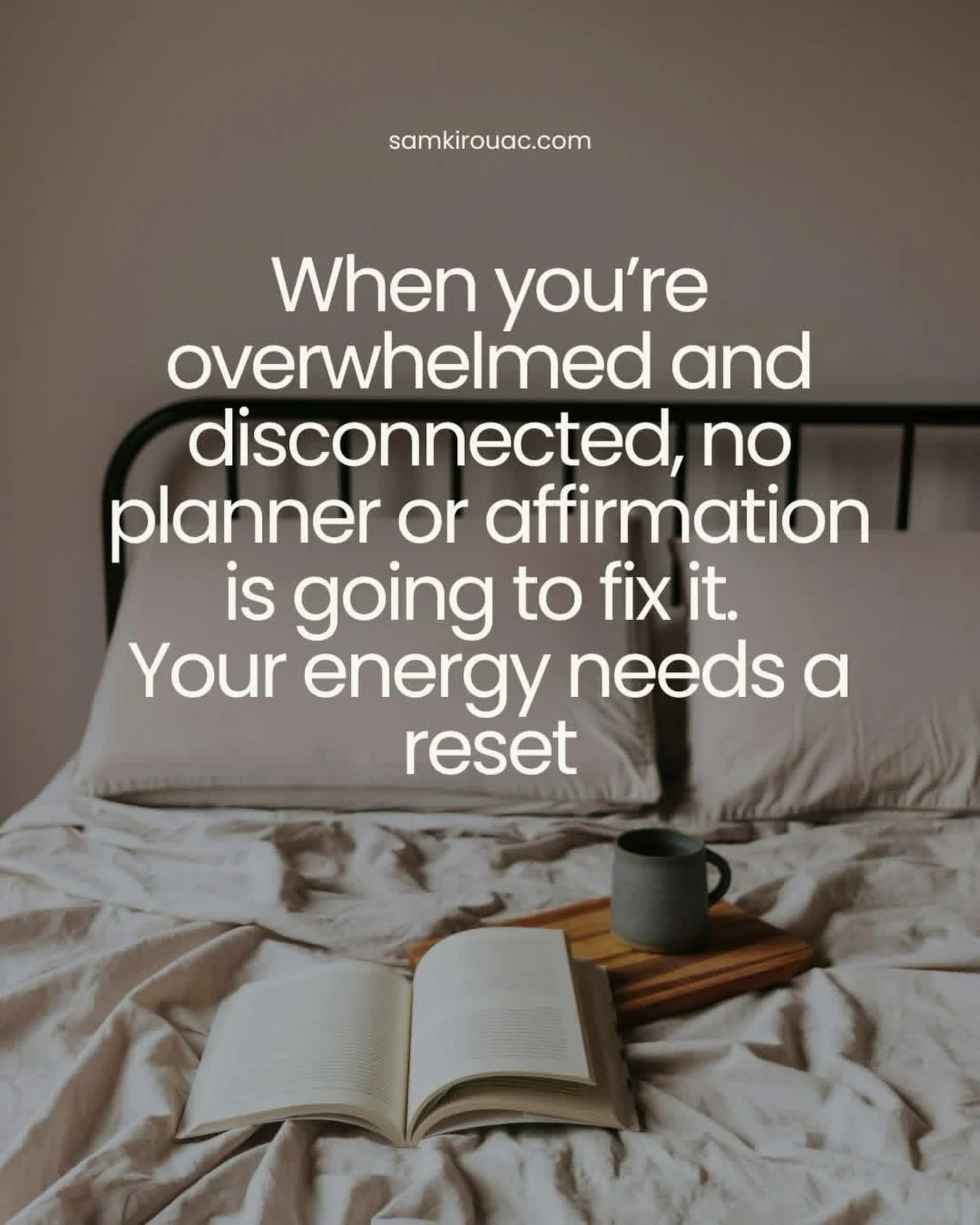 If you&rsquo;ve been feeling off, overwhelmed or a bit disconnected from yourself, you&rsquo;re not imagining it. This time of year pulls at every thread.

I&rsquo;ve been noticing it in myself too. That moment where you realize you&rsquo;re running 