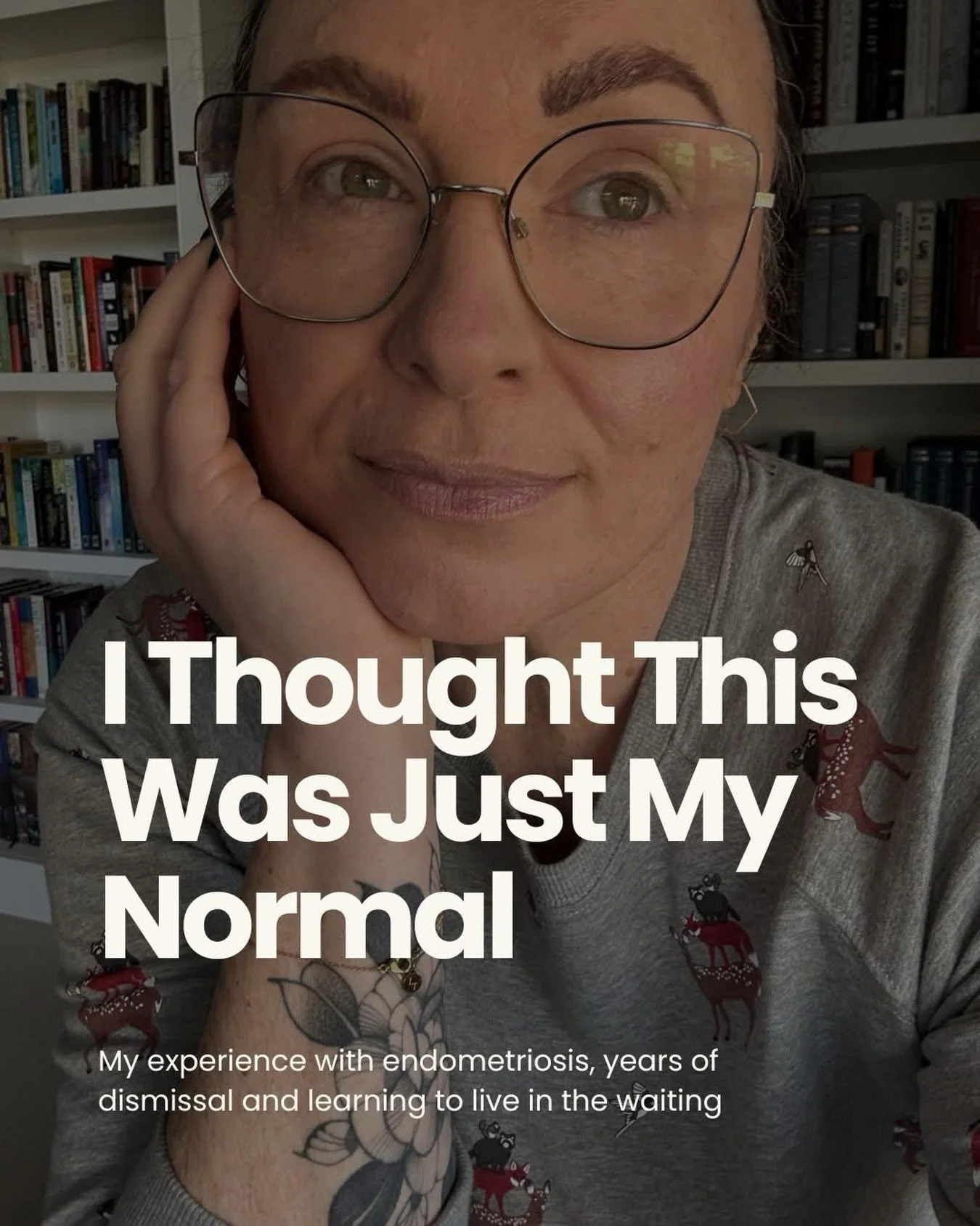 I&rsquo;ve been thinking a lot lately about how easy it is to get used to things in your body that actually aren&rsquo;t normal.

We adapt and push through. We tell ourselves it&rsquo;s probably fine.

That train of thought ended up turning into some