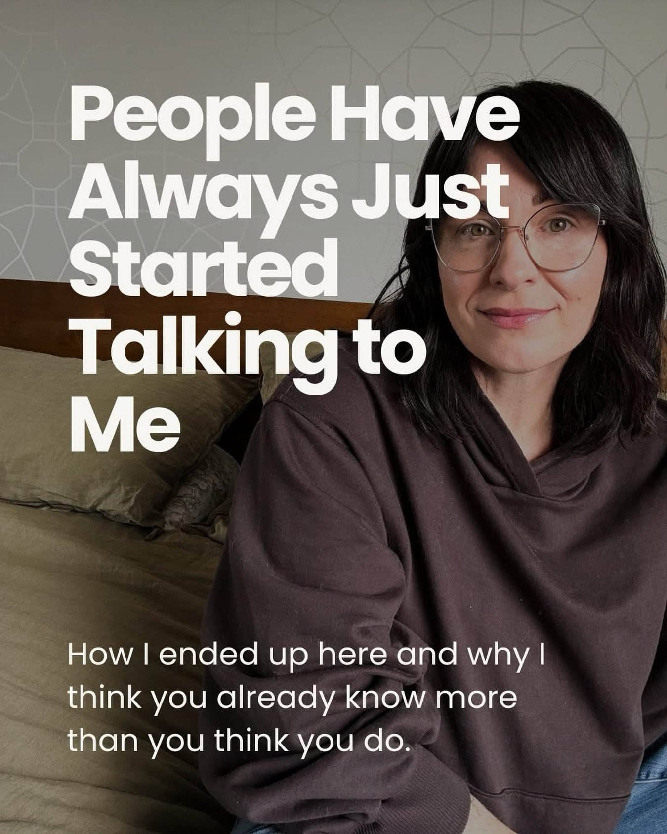 People have always just started talking to me.

For most of my life I honestly didn&rsquo;t think anything of it. I assumed this happened to everyone. That sitting with someone while they were still finding their words was just normal.
It wasn&rsquo;