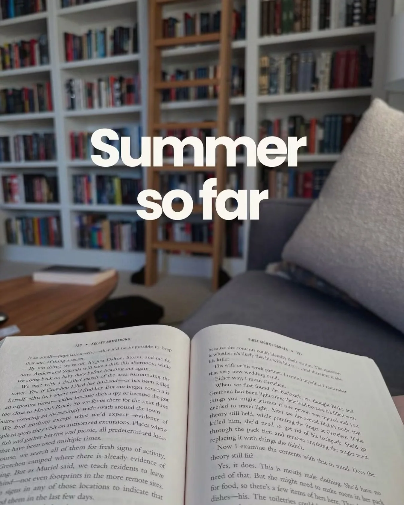 One month into summer and I gotta say it&rsquo;s been pretty good. My parents were here and helped me redo my main floor bathroom, change out a few light fixtures and dug up some of my garden. I&rsquo;ve also been reading, which is funny because I ca